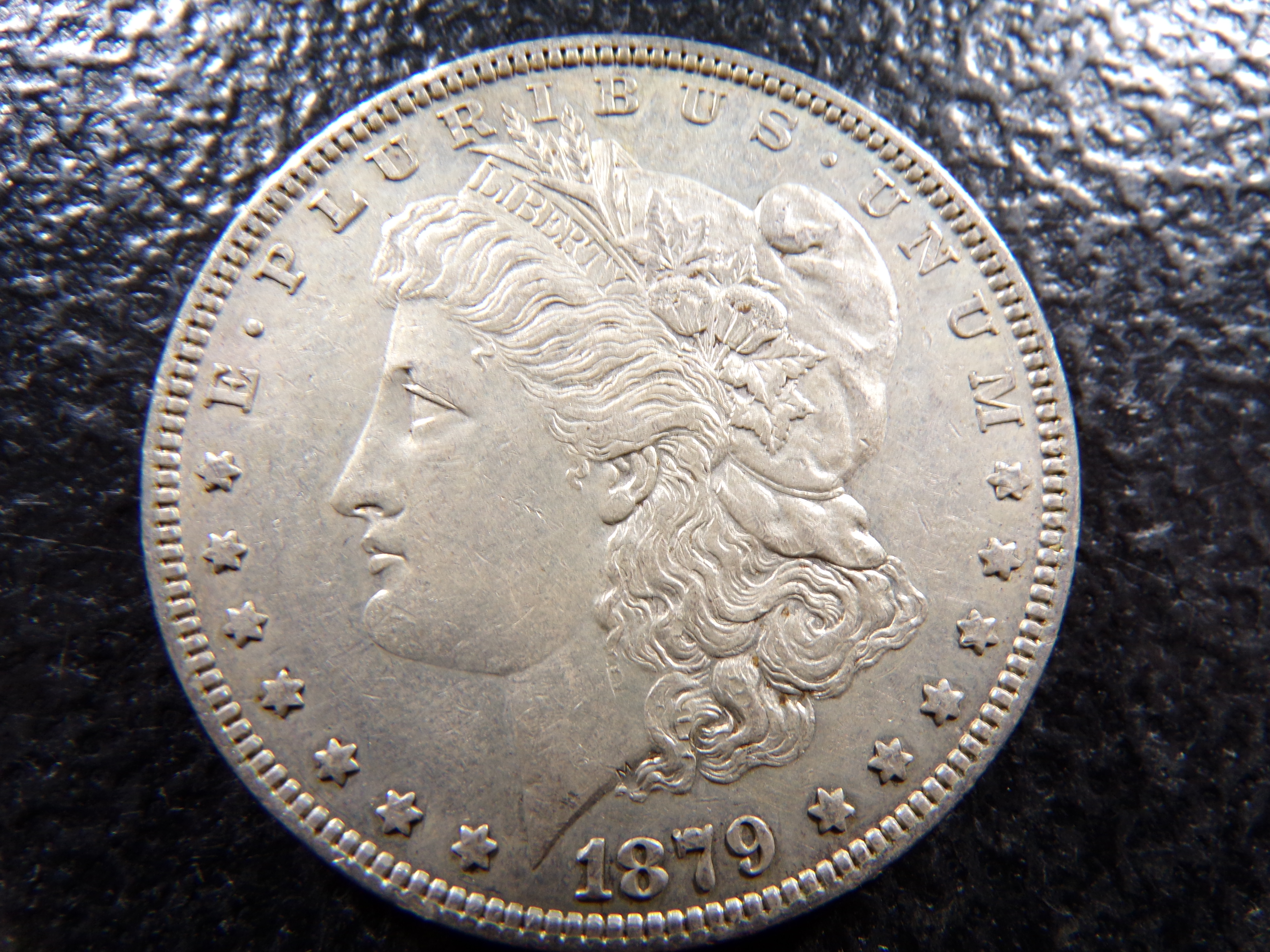 1879 MORGAN SILVER DOLLAR