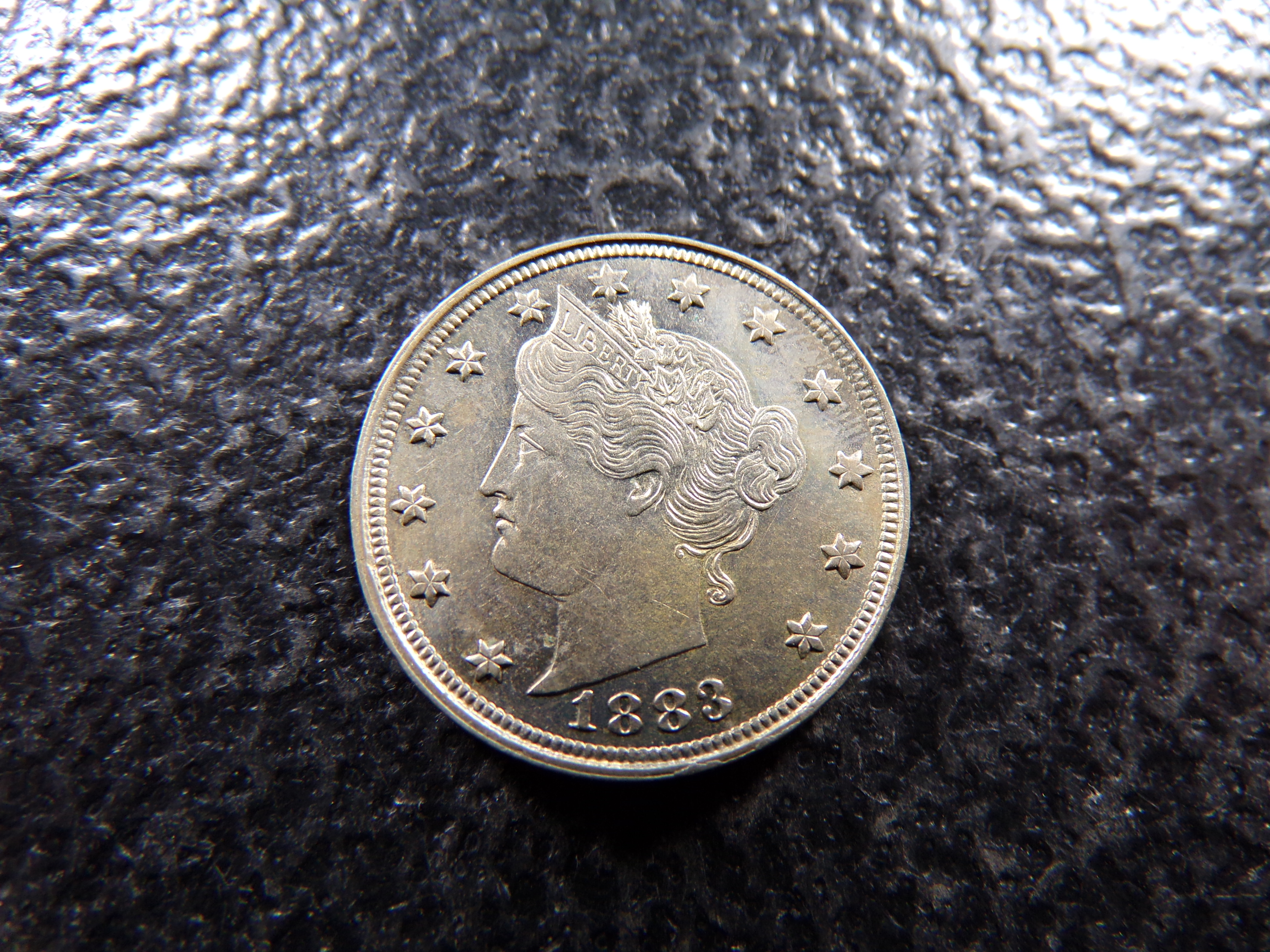 1883 N/C HIGH GRADE LIBERTY HEAD V NICKEL