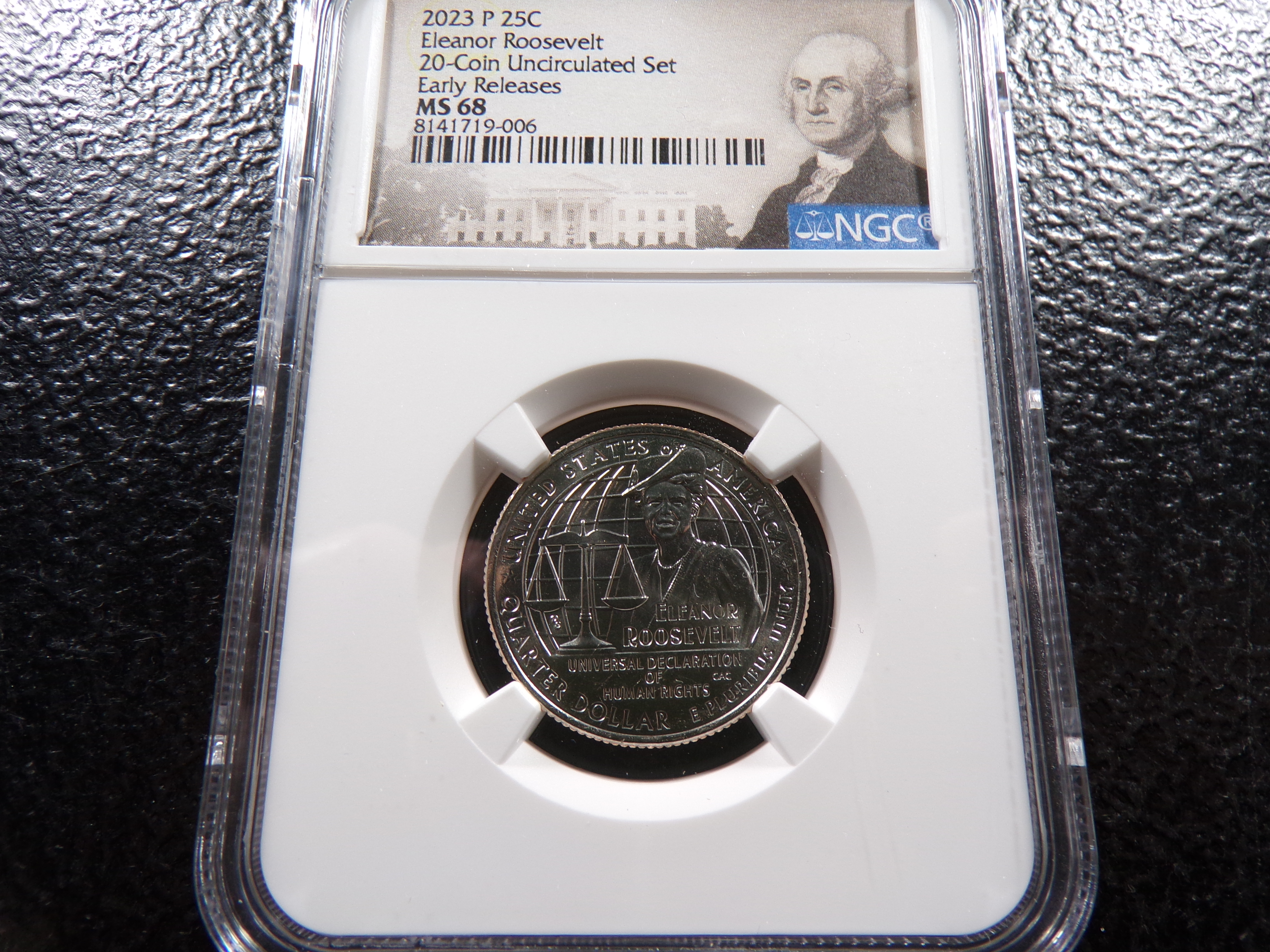 2023-P NGC MS68 ELEANOR ROOSEVELT QUARTER