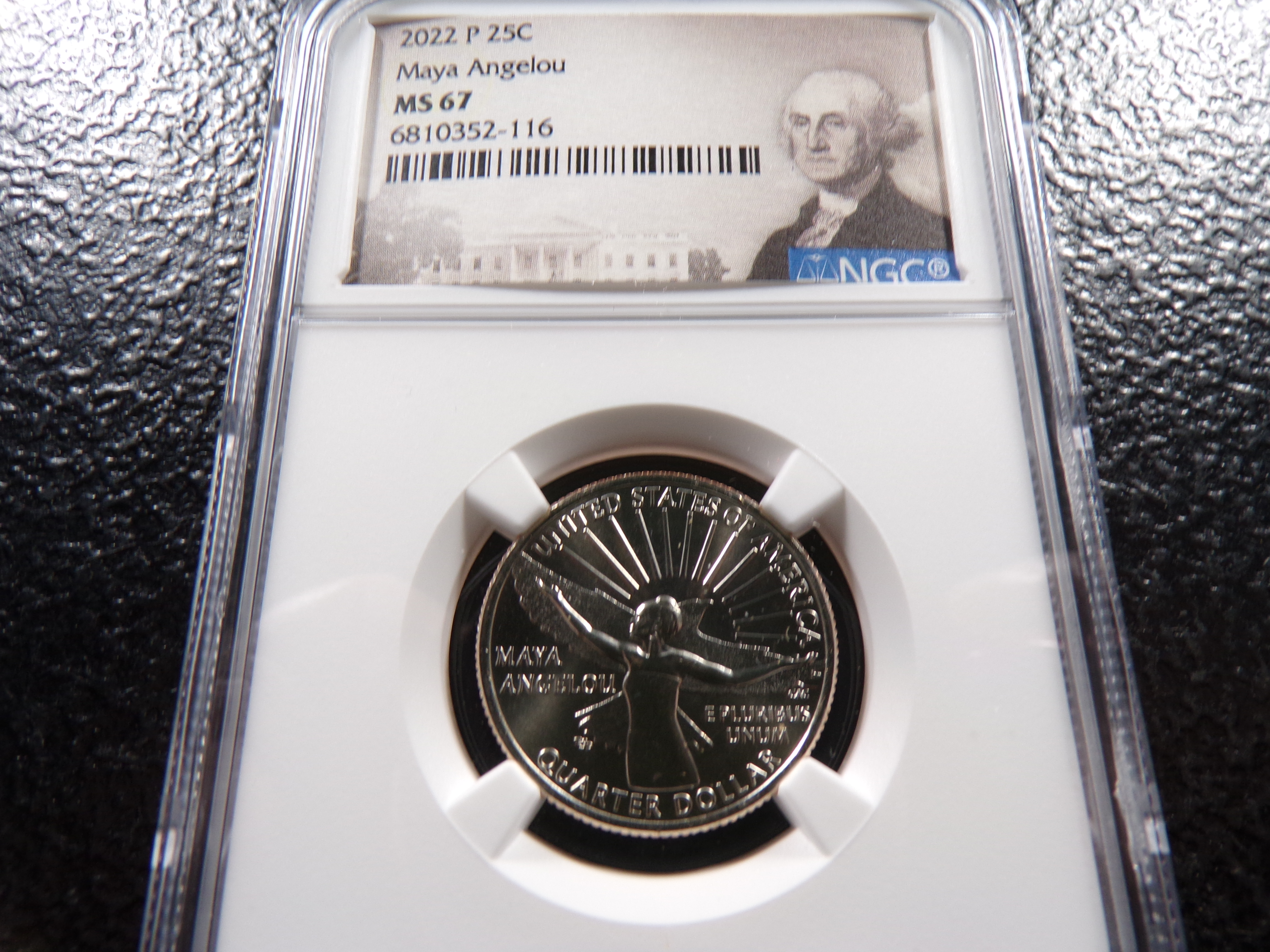 2022-P NGC MS67 MAYA ANGELOU QUARTER