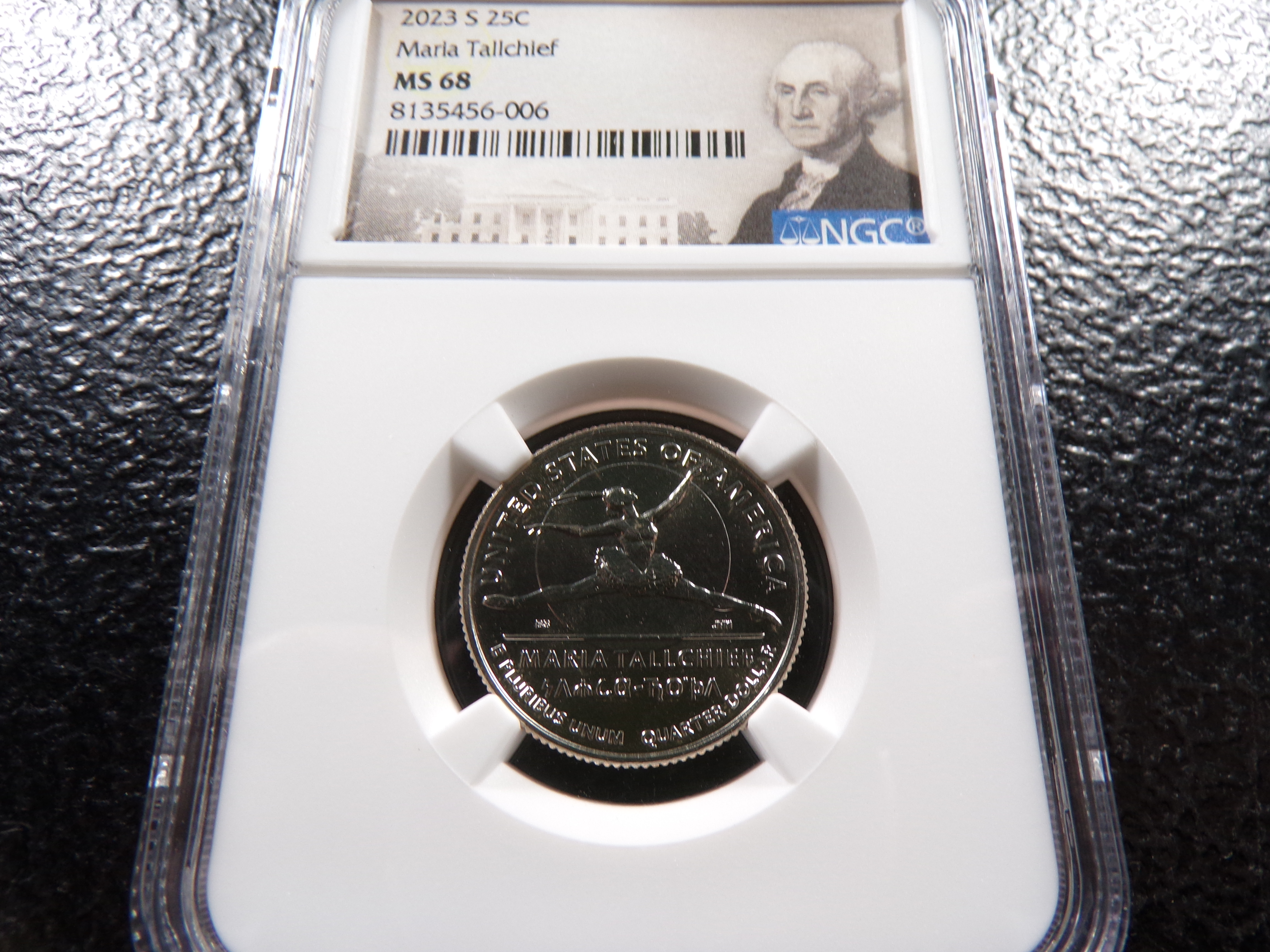 2023-S NGC MS68 MARIA TALLCHIEF QUARTER