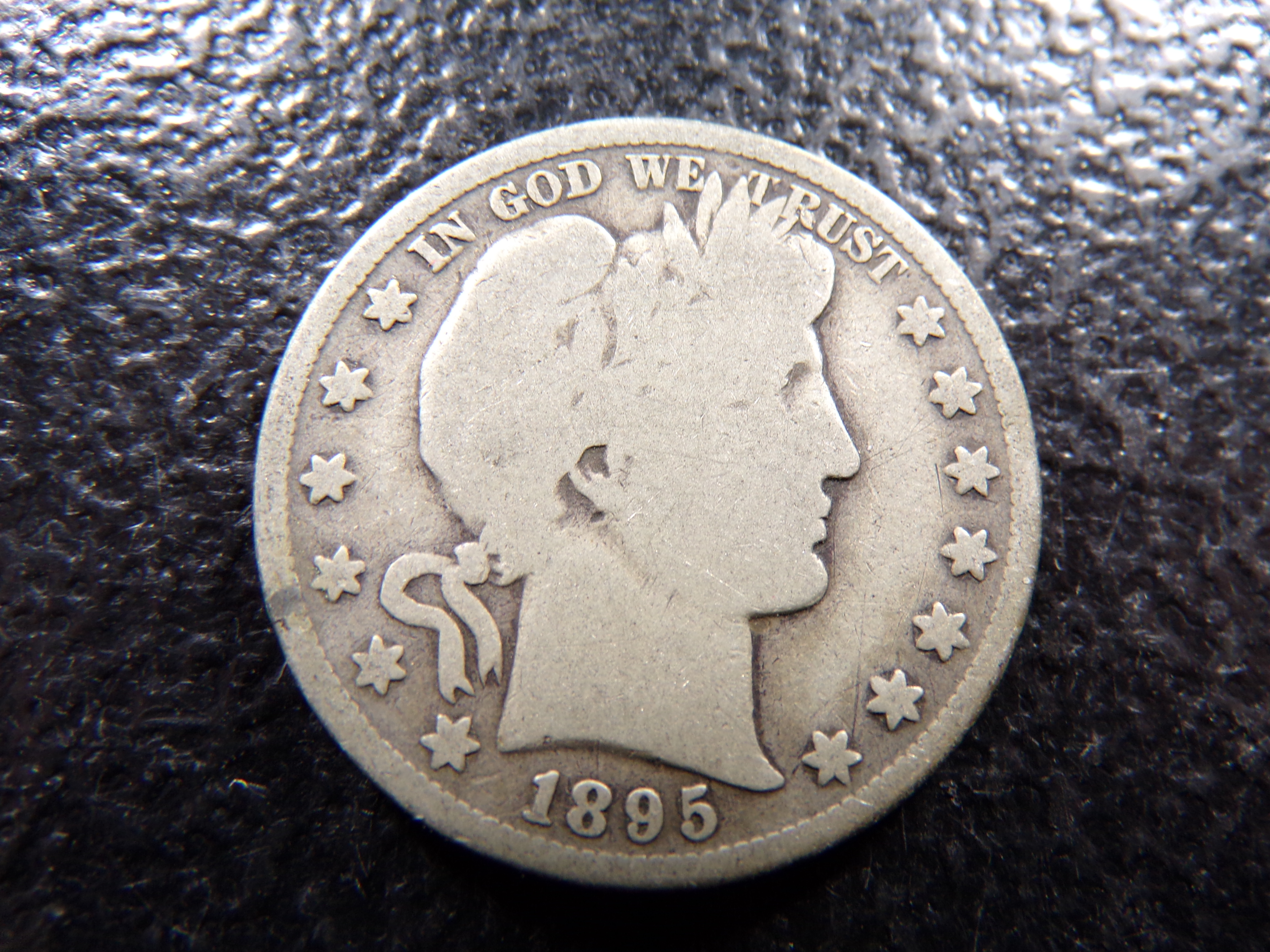 1895 BARBER SILVER HALF DOLLAR
