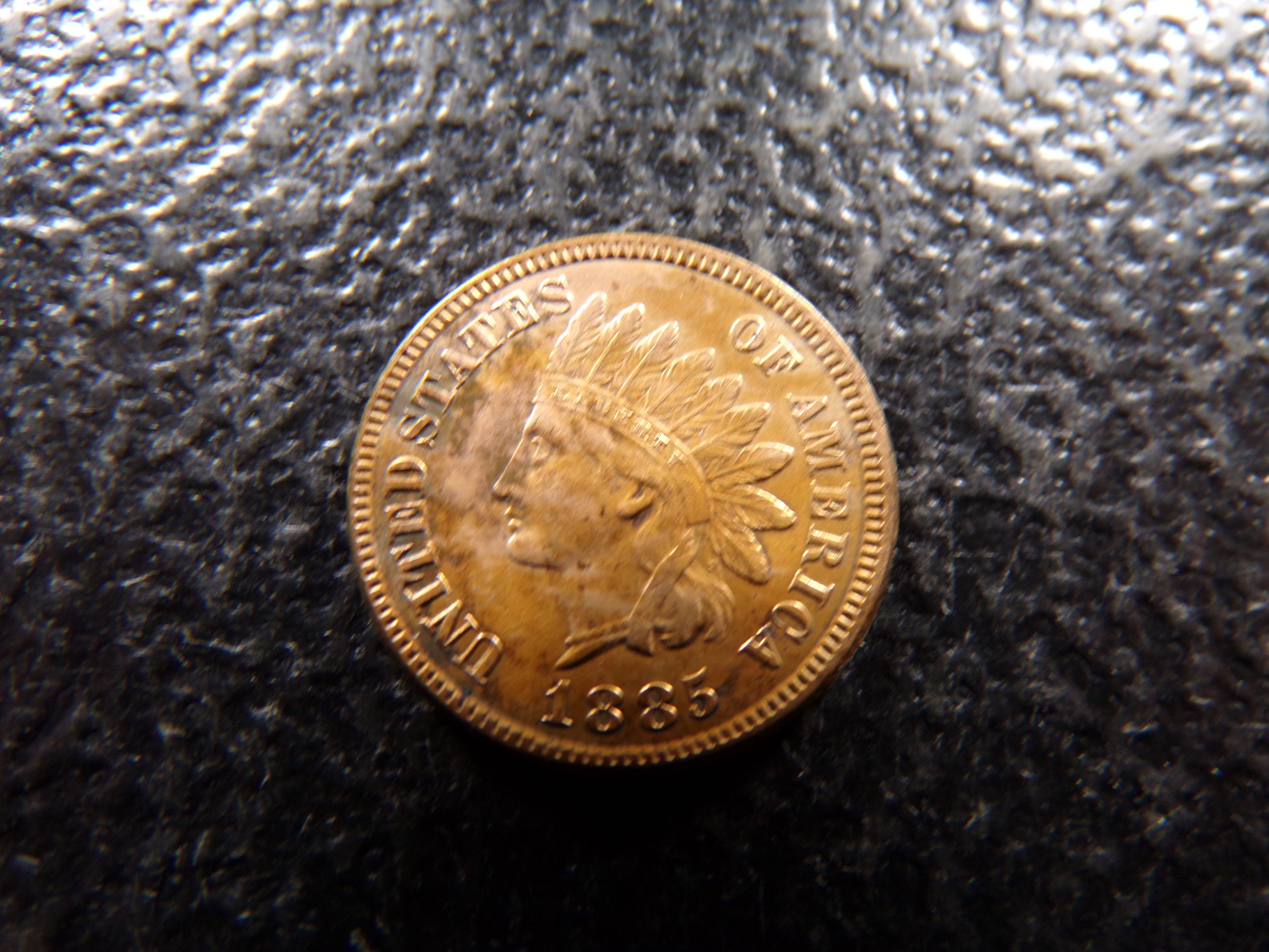 1885 HIGH GRADE INDIAN HEAD CENT