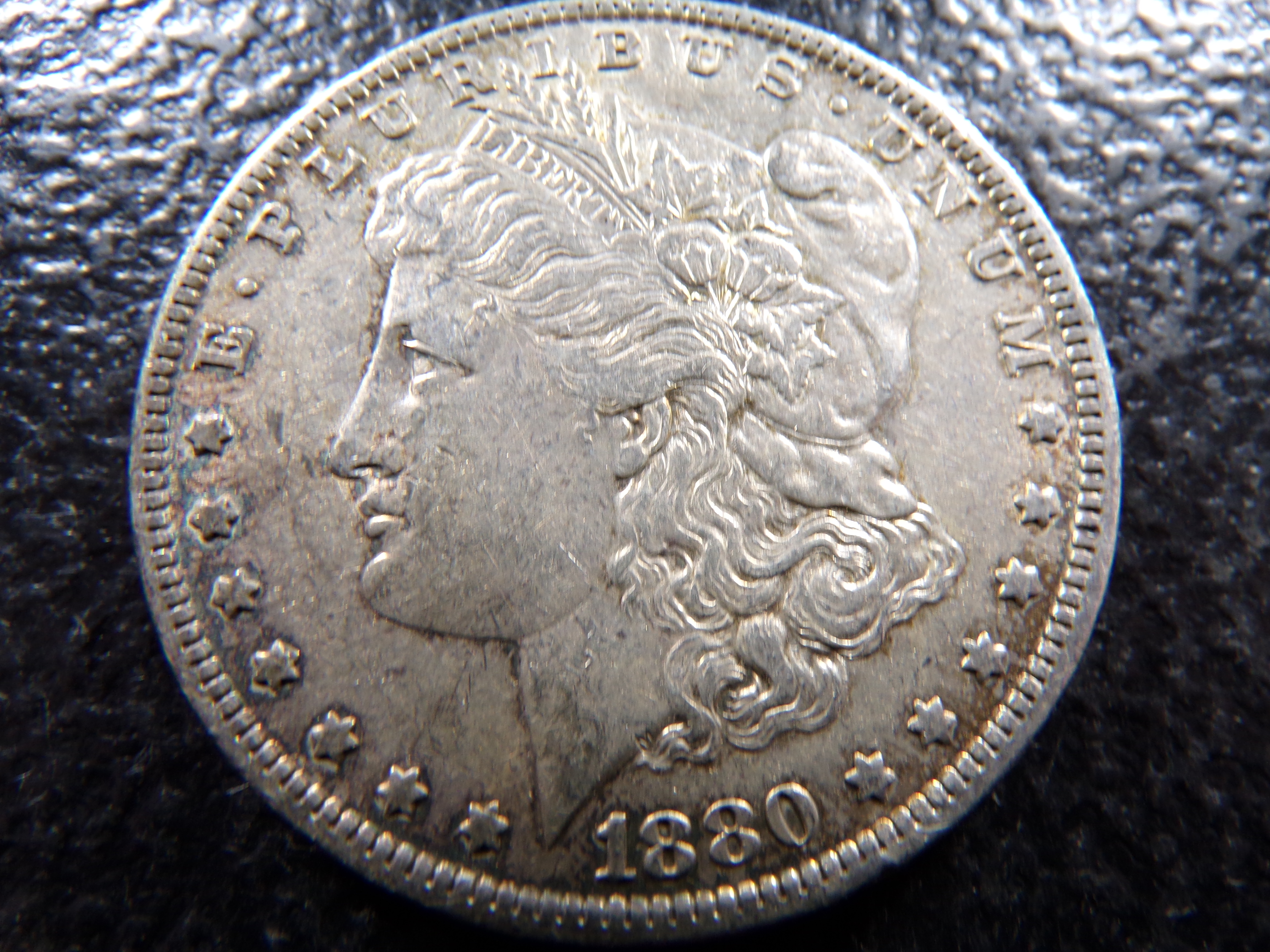 1880-O MORGAN SILVER DOLLAR