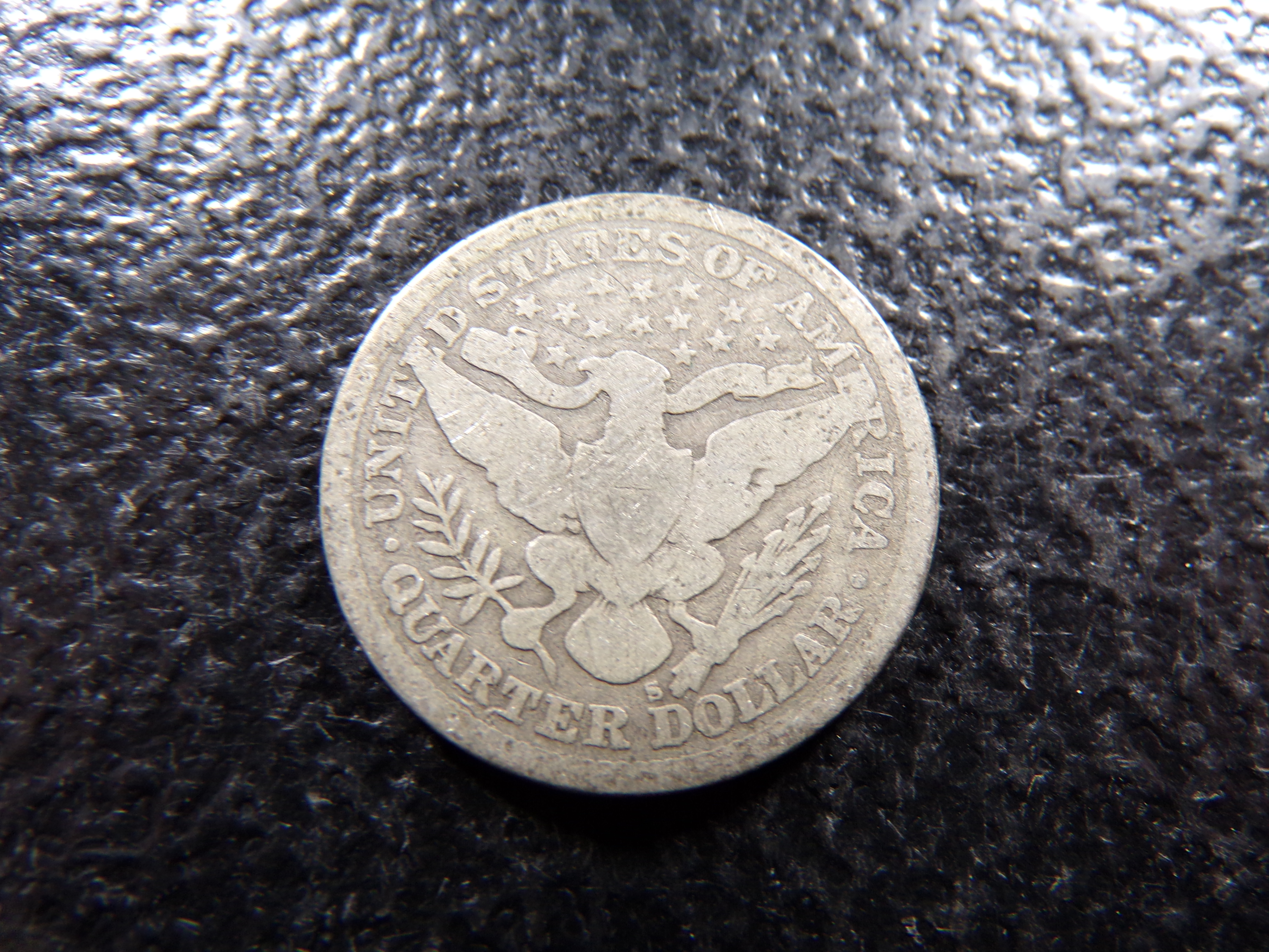 1893-S BARBER SILVER QUARTER