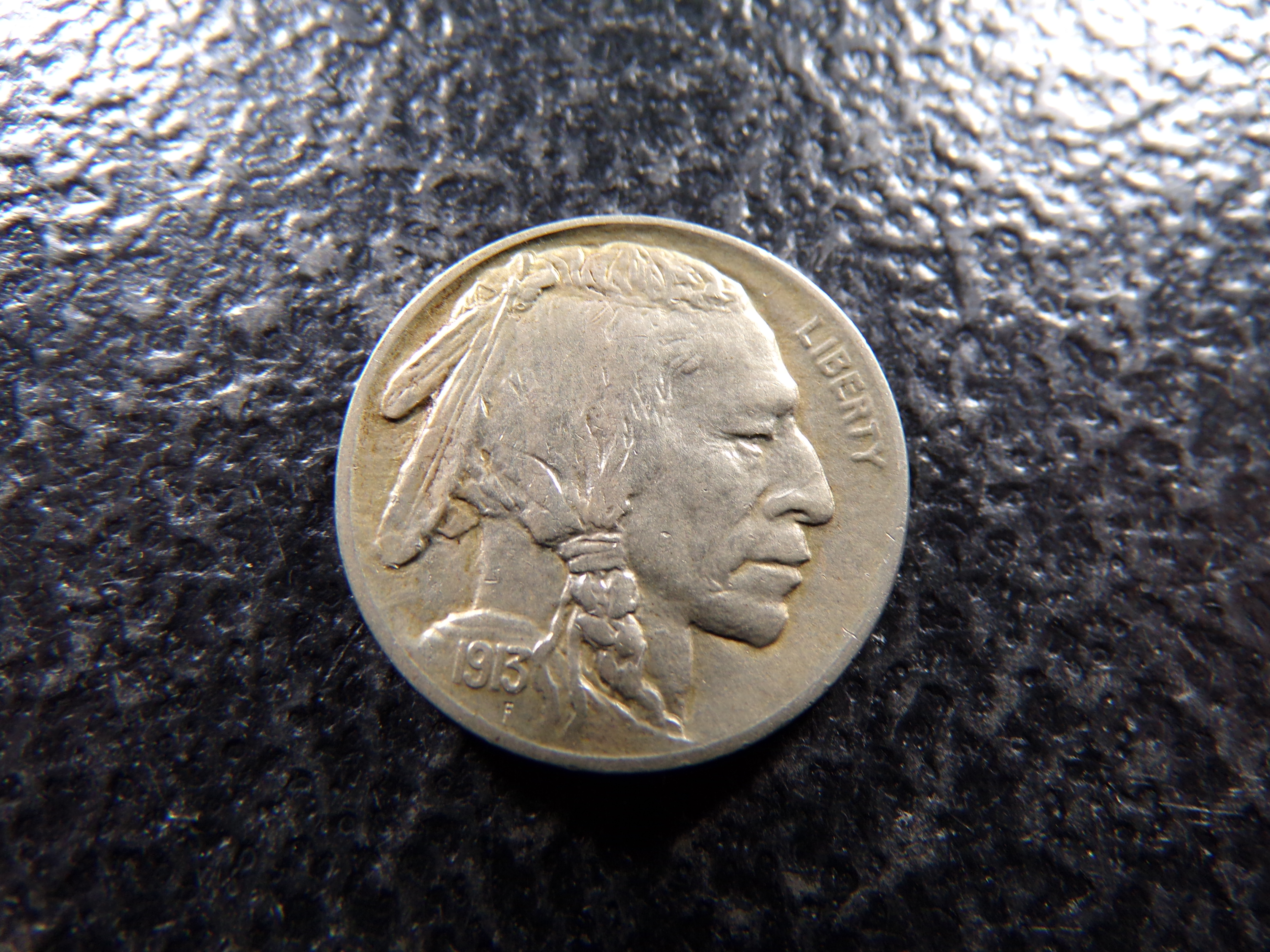 1913 T-1 INDIAN HEAD BUFFALO NICKEL