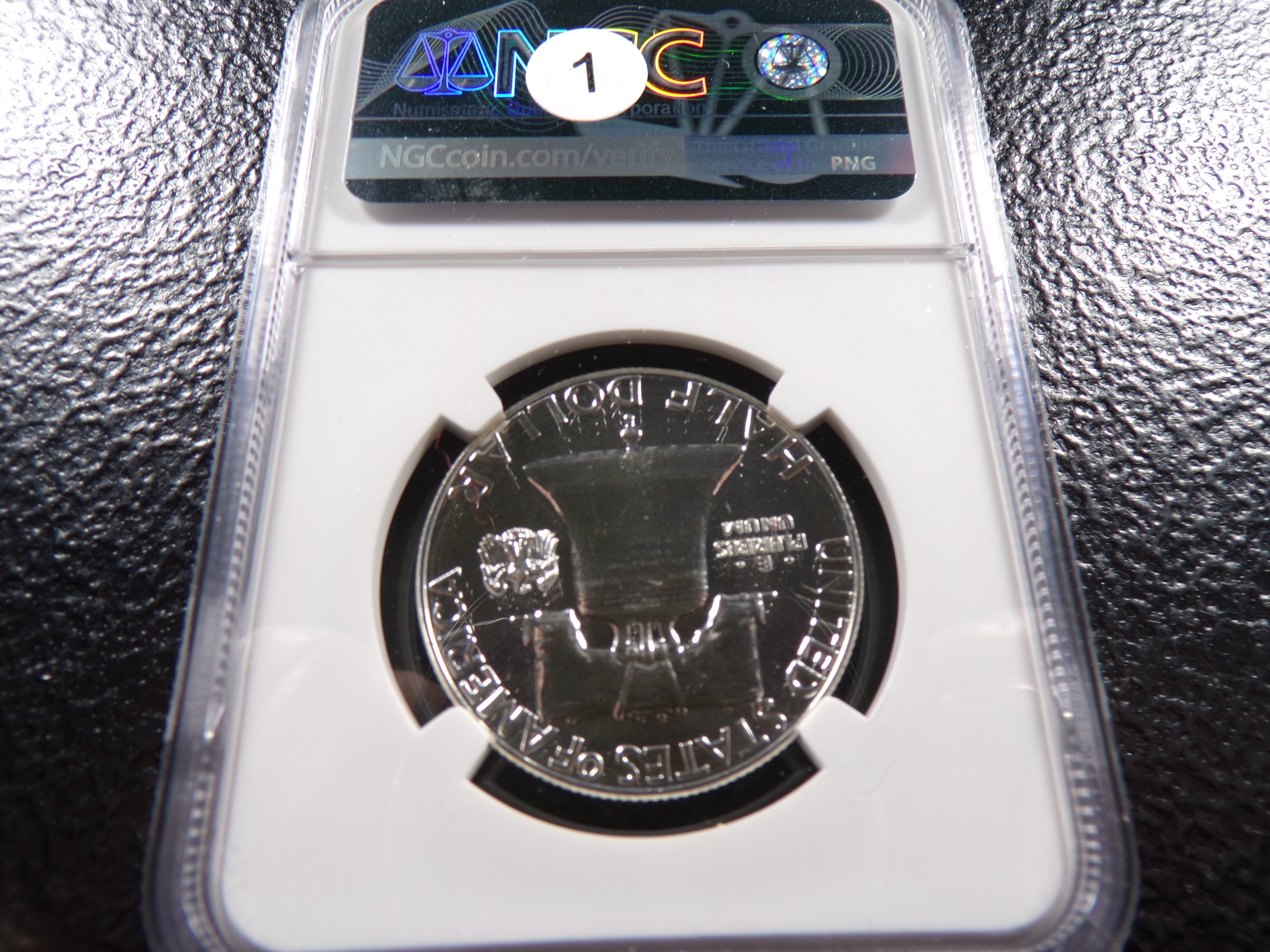 1961 NGC PF67 FRANKLIN SILVER PROOF HALF DOLLAR