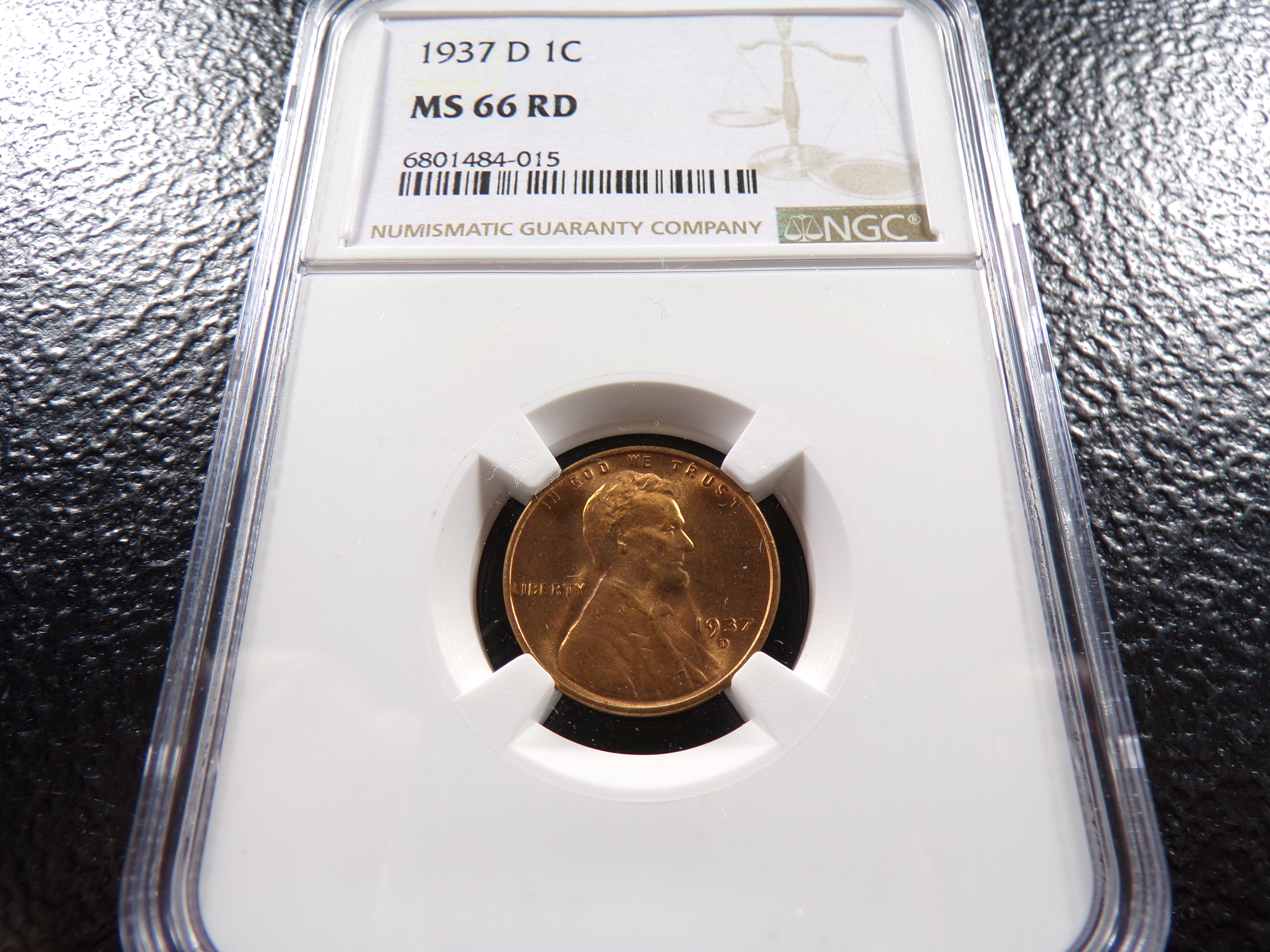 1937-D NGC MS66RD LINCOLN WHEAT CENT