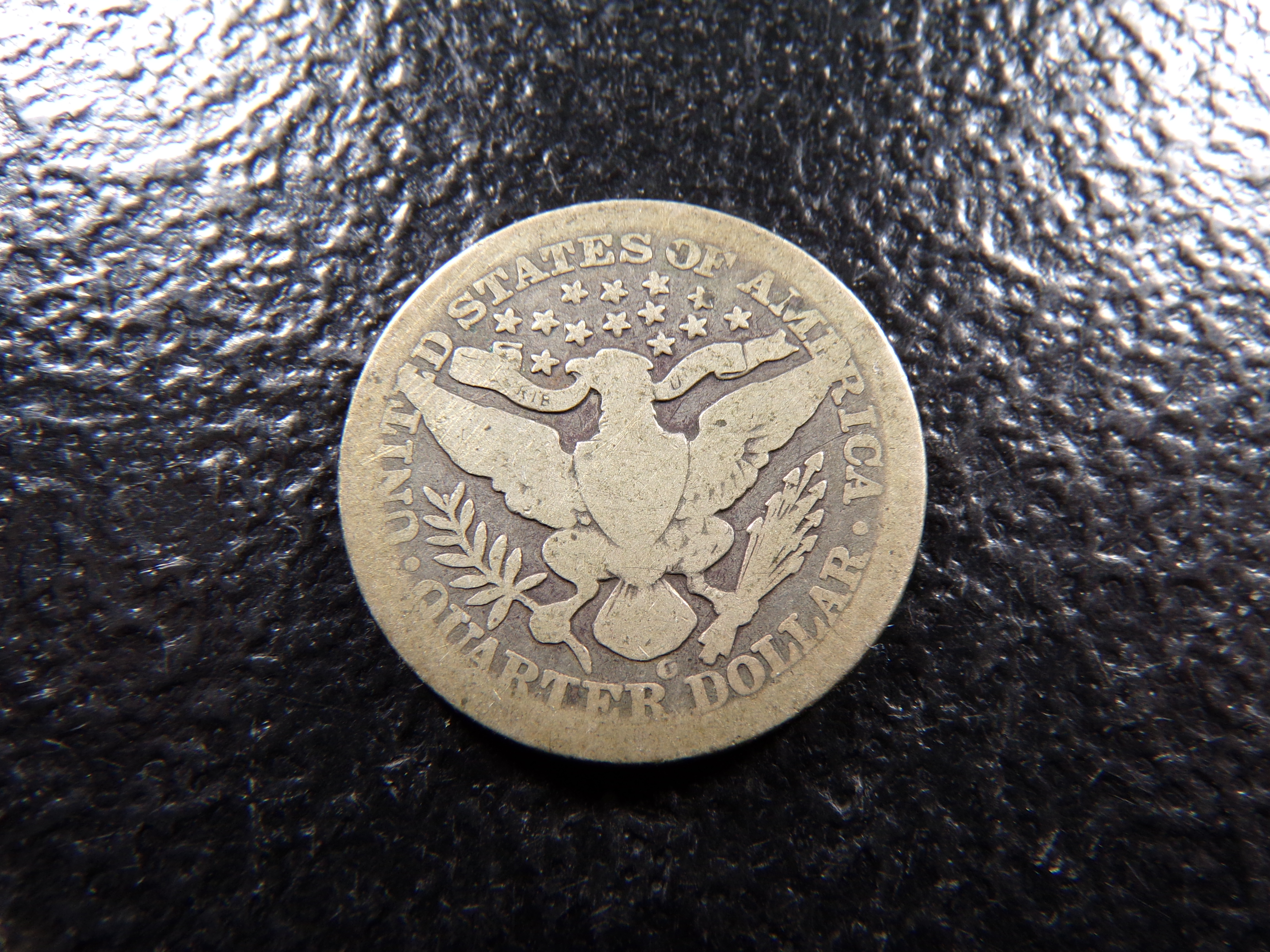 1901-O BARBER SILVER QUARTER