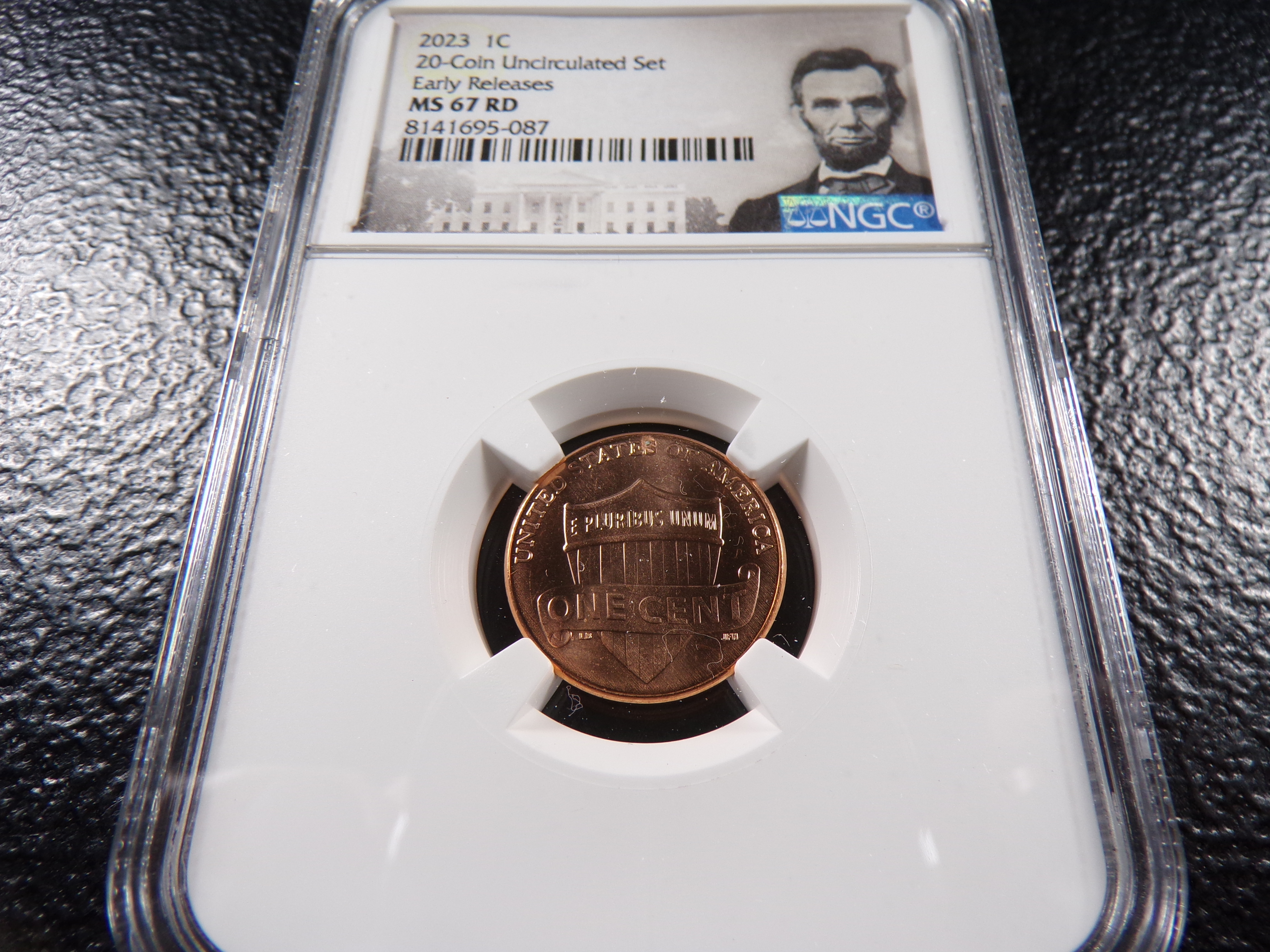 2023 NGC MS67RD LINCOLN SHIELD CENT