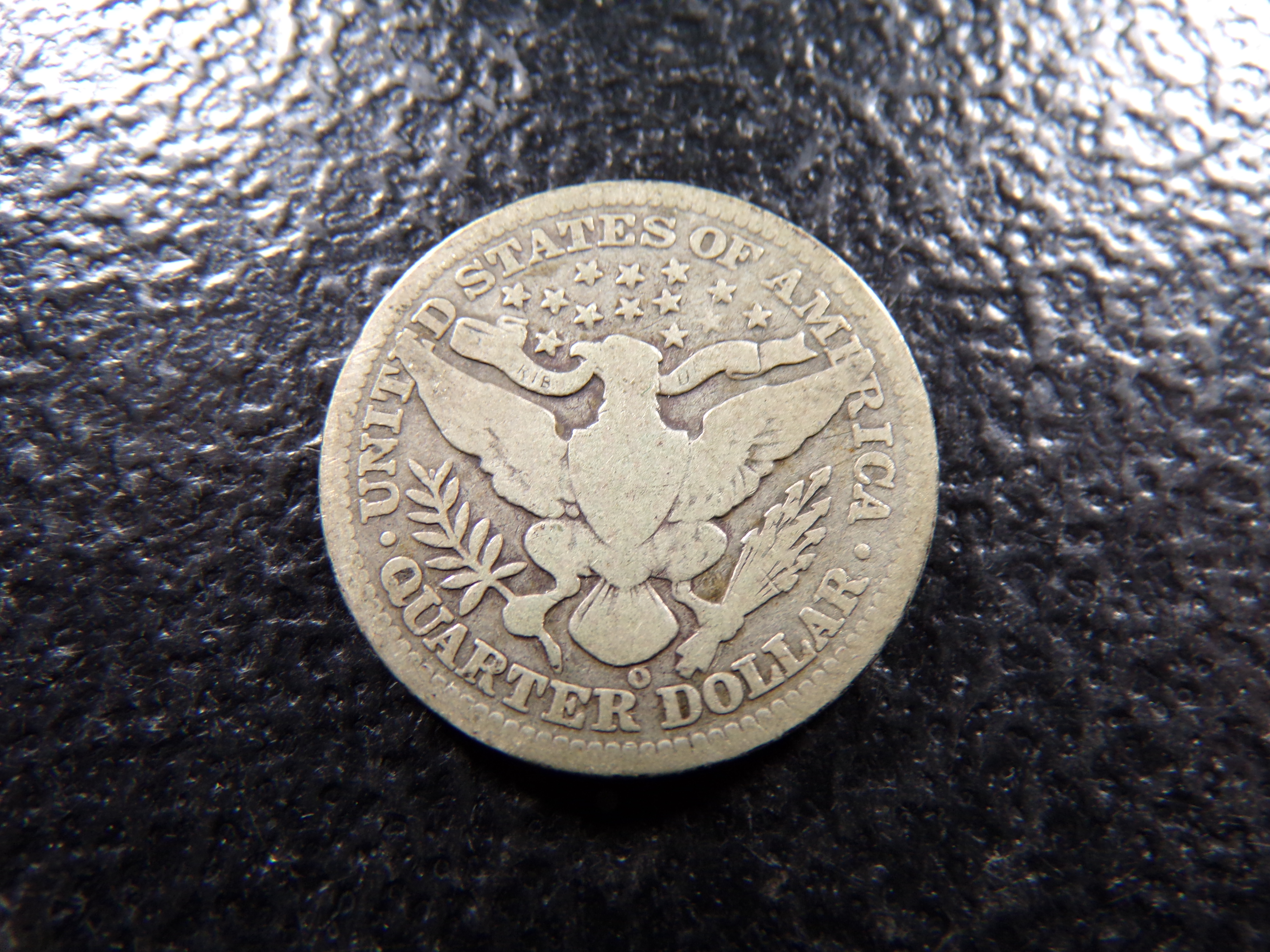 1904-O BARBER SILVER QUARTER