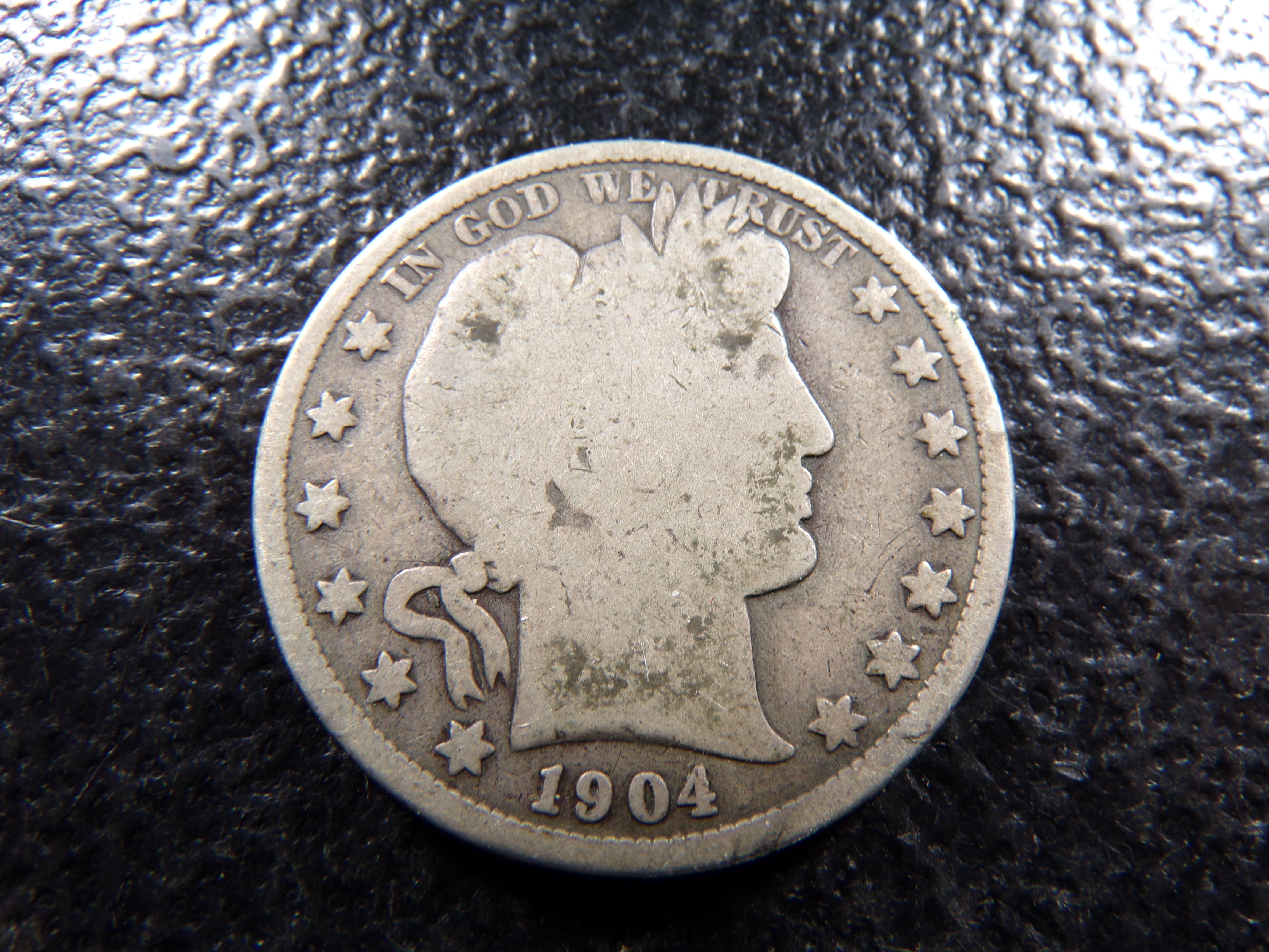 1904-S BARBER SILVER HALF DOLLAR