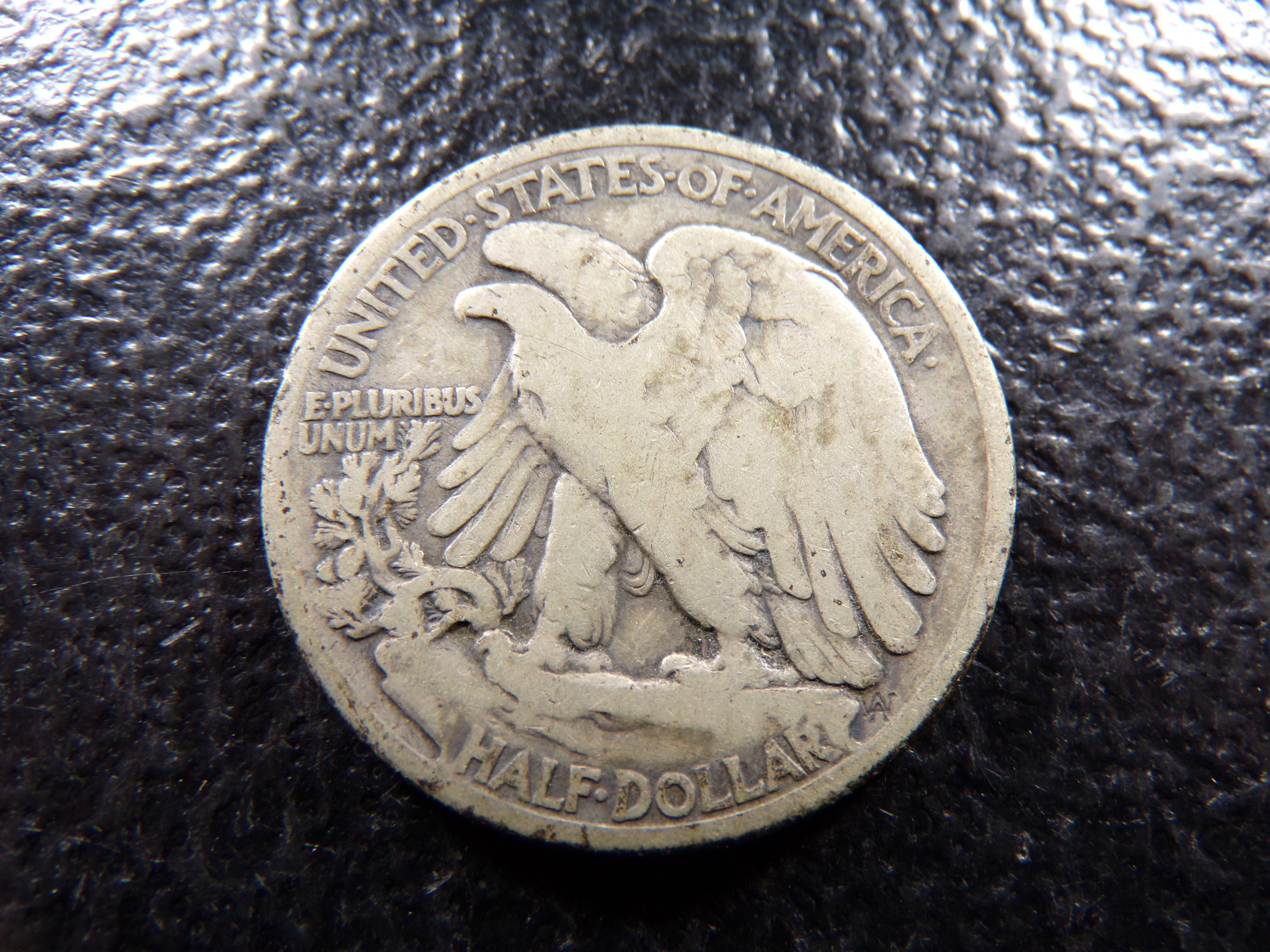 1916-D OBV. KEY DATE WALKING LIBERTY SILVER HALF DOLLAR