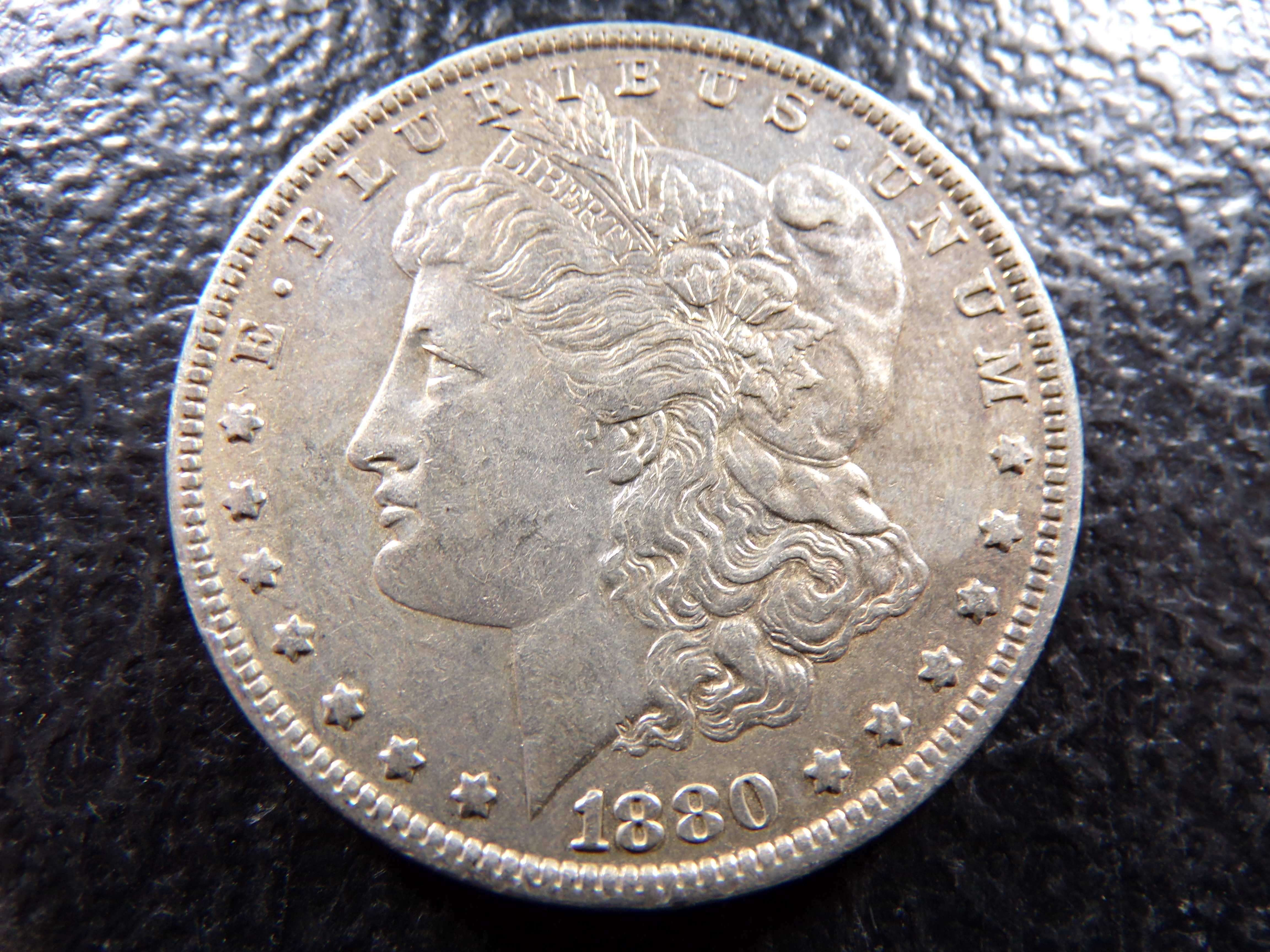 1880-O MORGAN SILVER DOLLAR