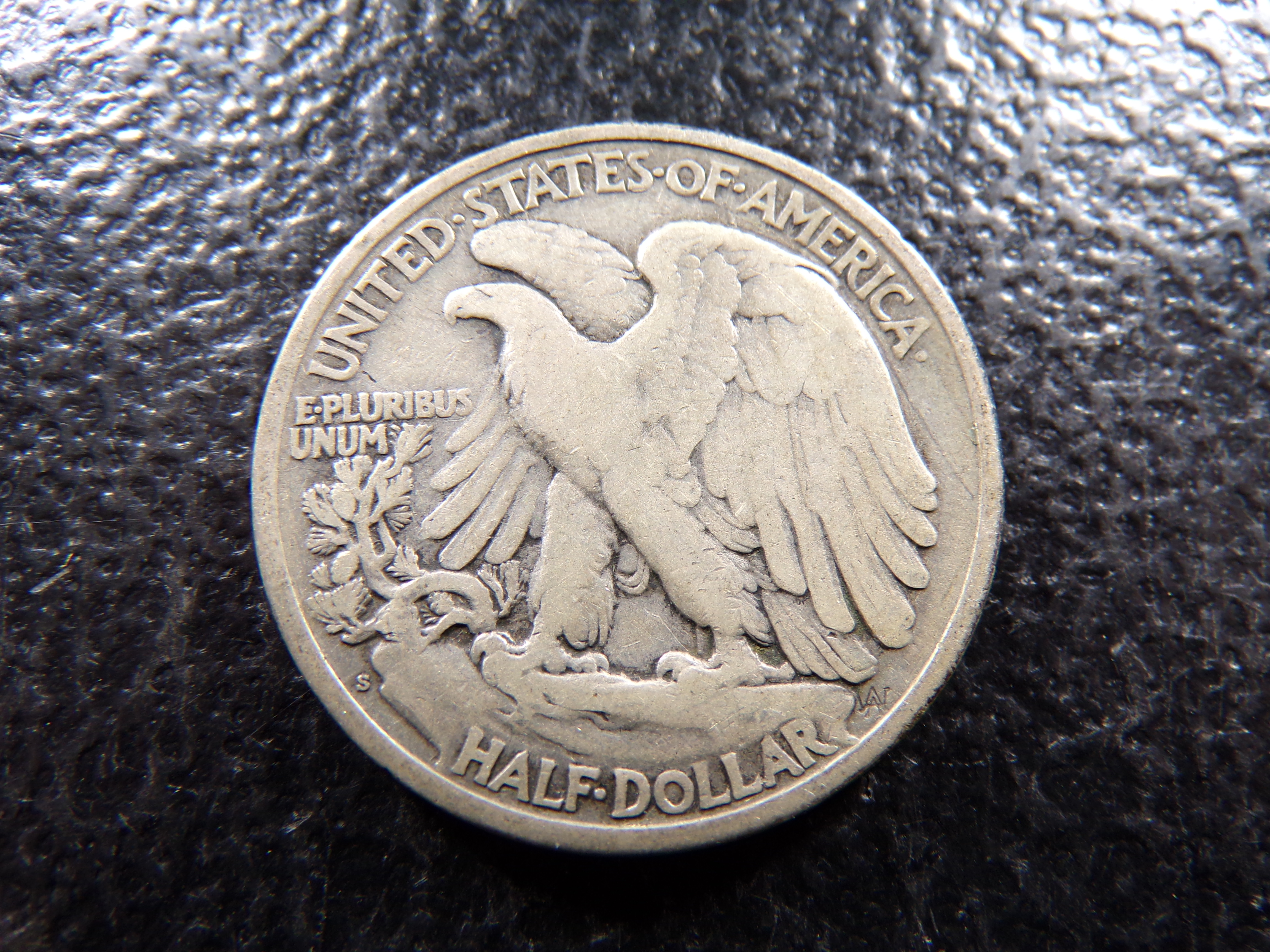 1917-S RARE DATE WALKING LIBERTY SILVER HALF DOLLAR