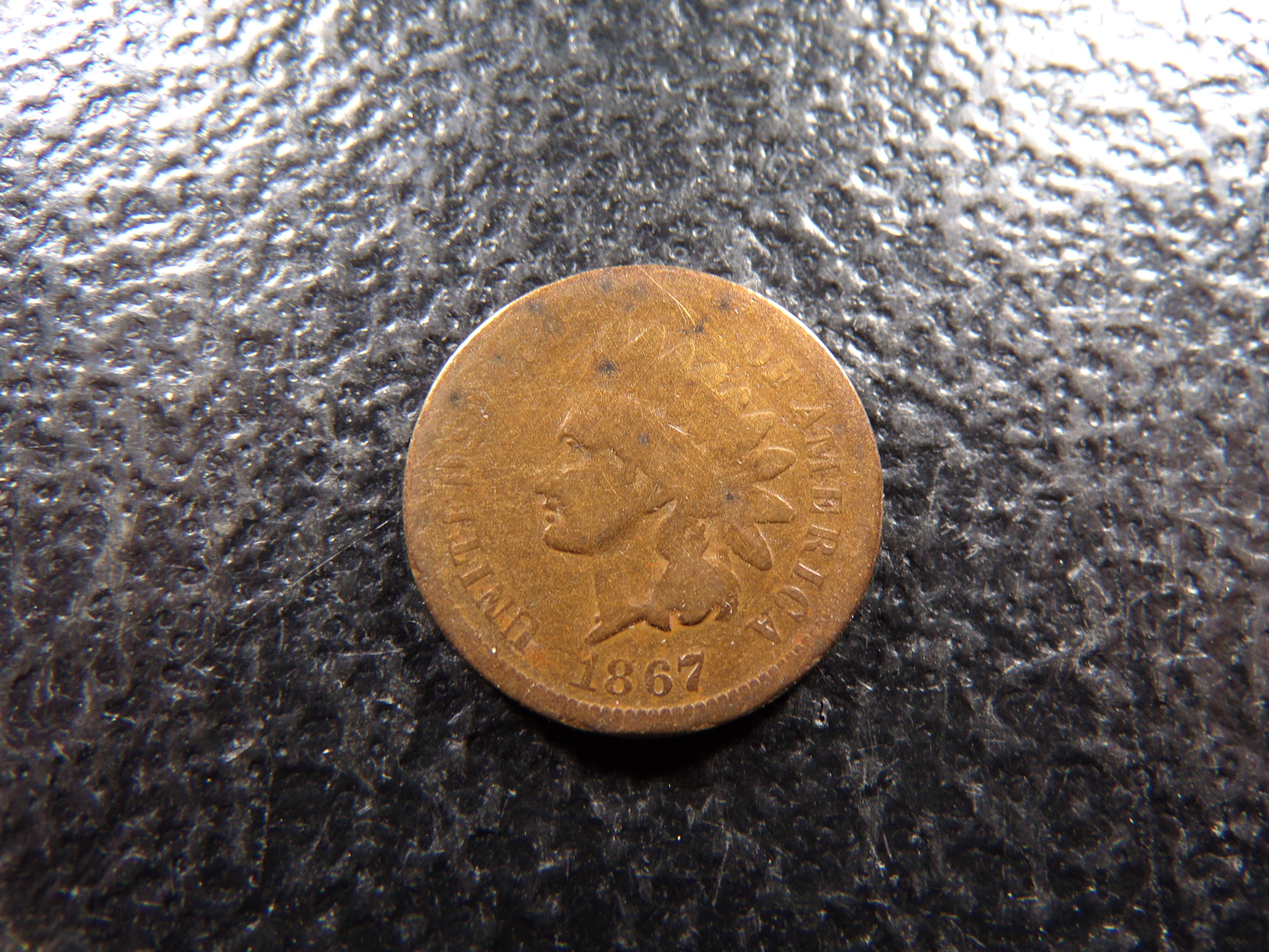 1867 INDIAN HEAD CENT
