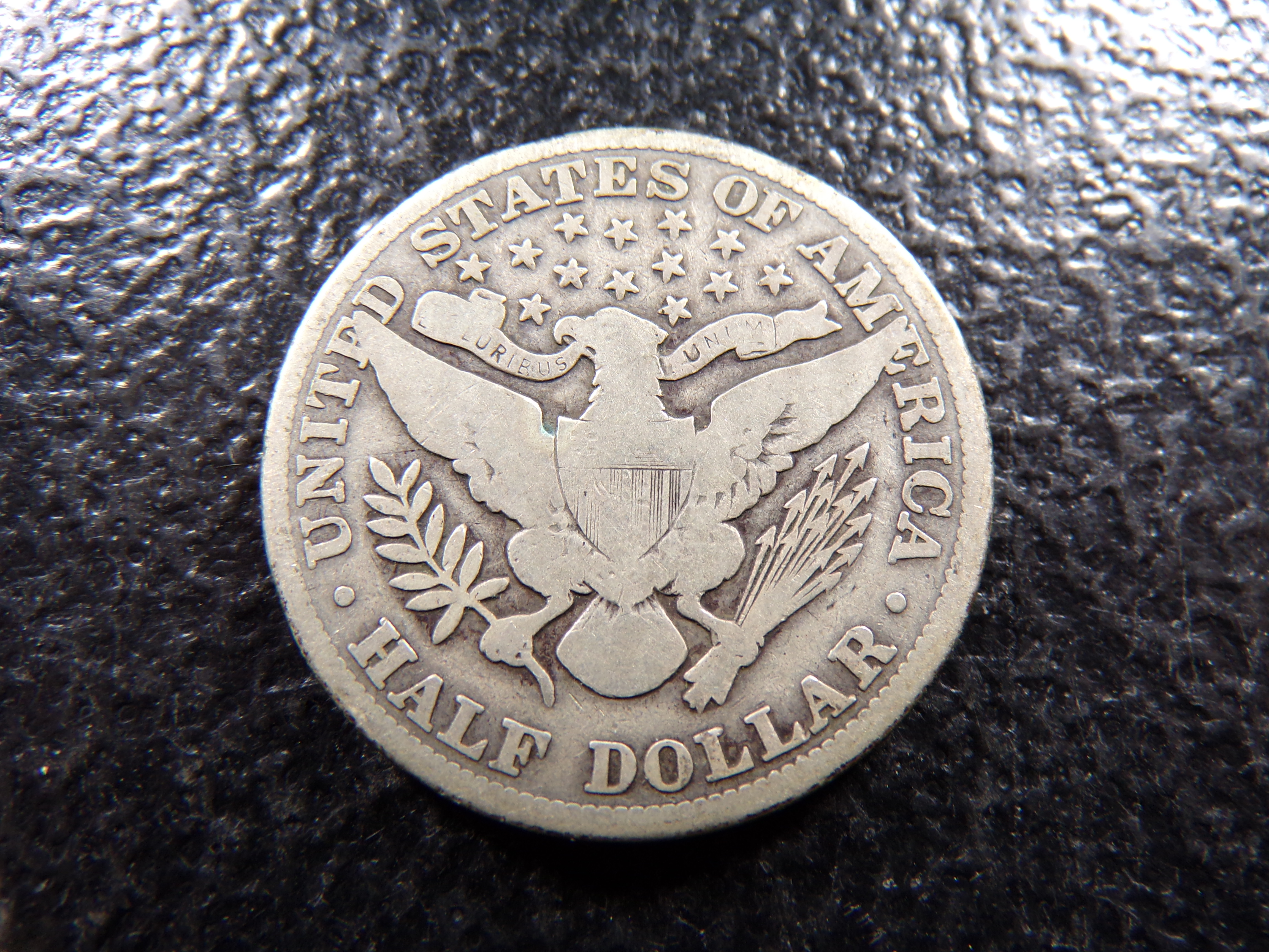 1913 BARBER SILVER HALF DOLLAR