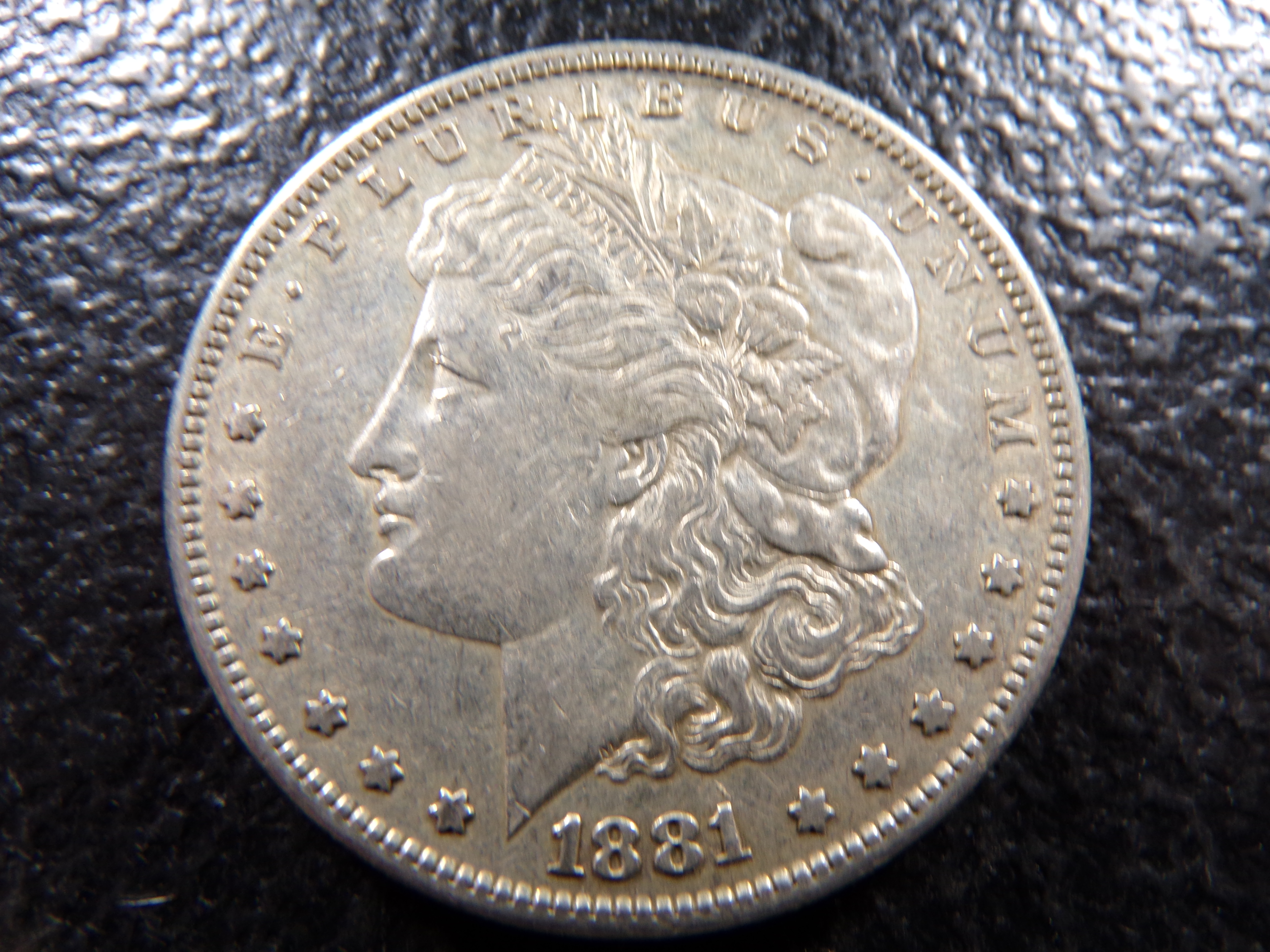 1881-S MORGAN SILVER DOLLAR