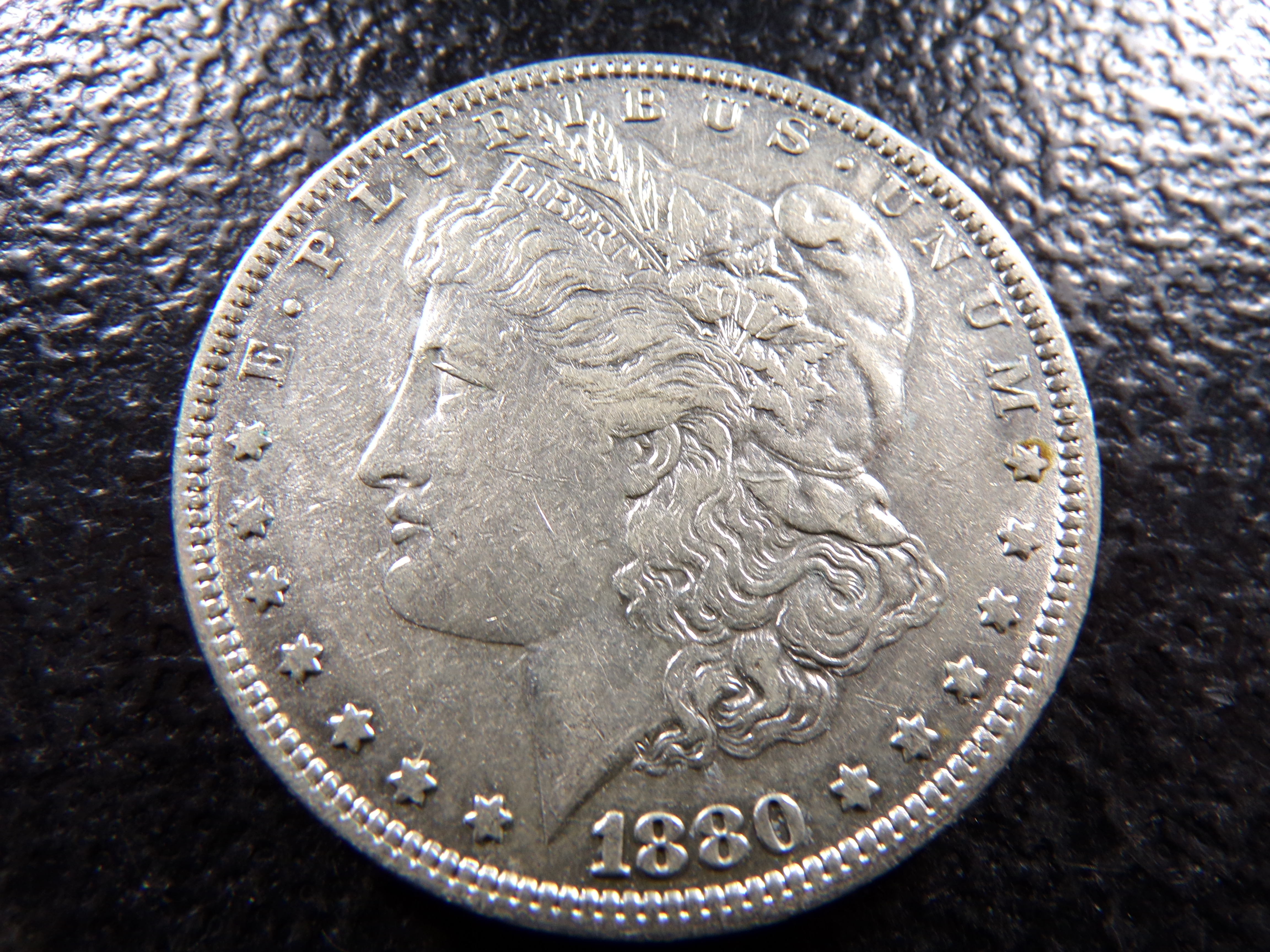 1880-O MORGAN SILVER DOLLAR