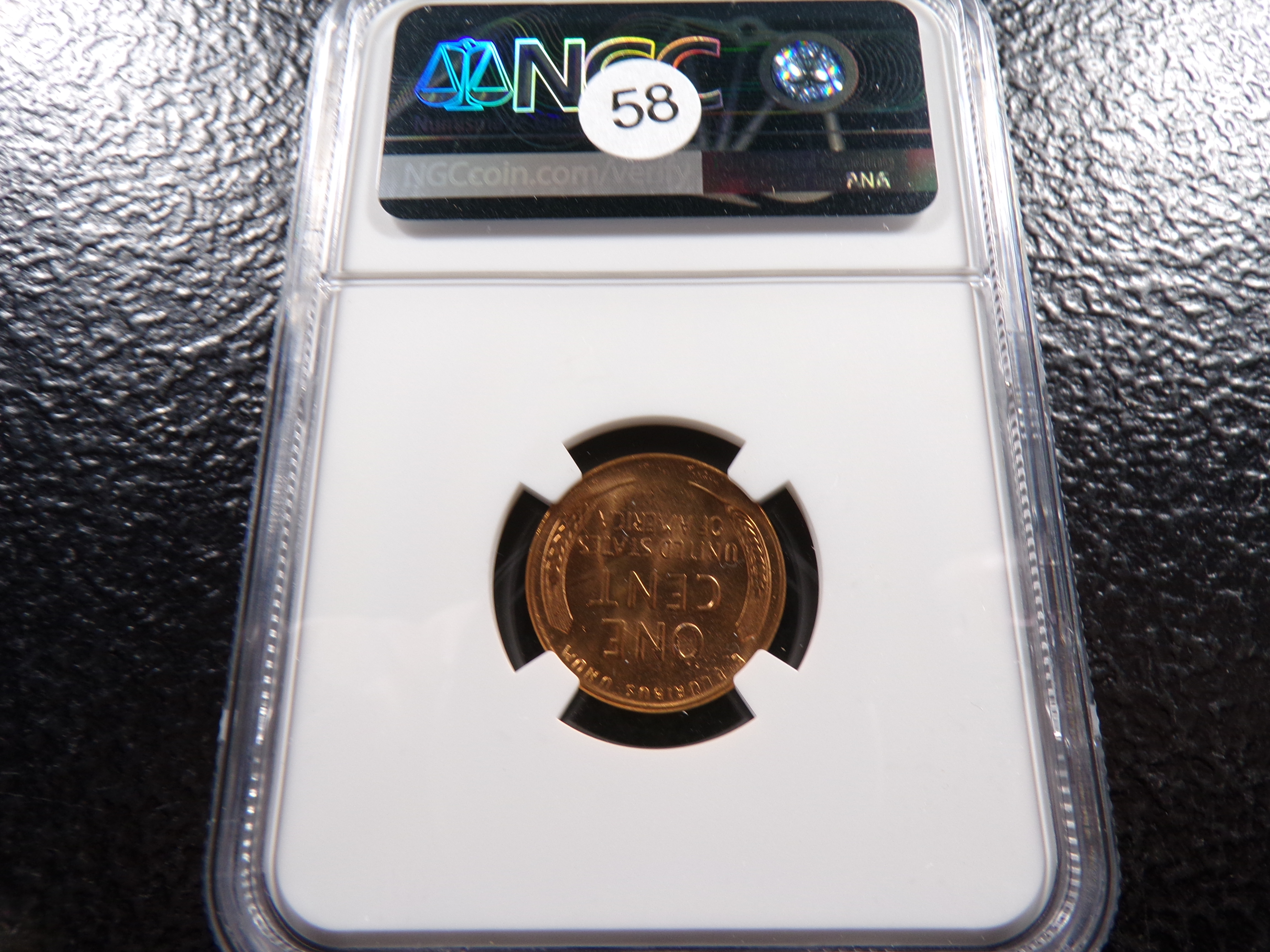 1955-D NGC MS66RD LINCOLN WHEAT CENT