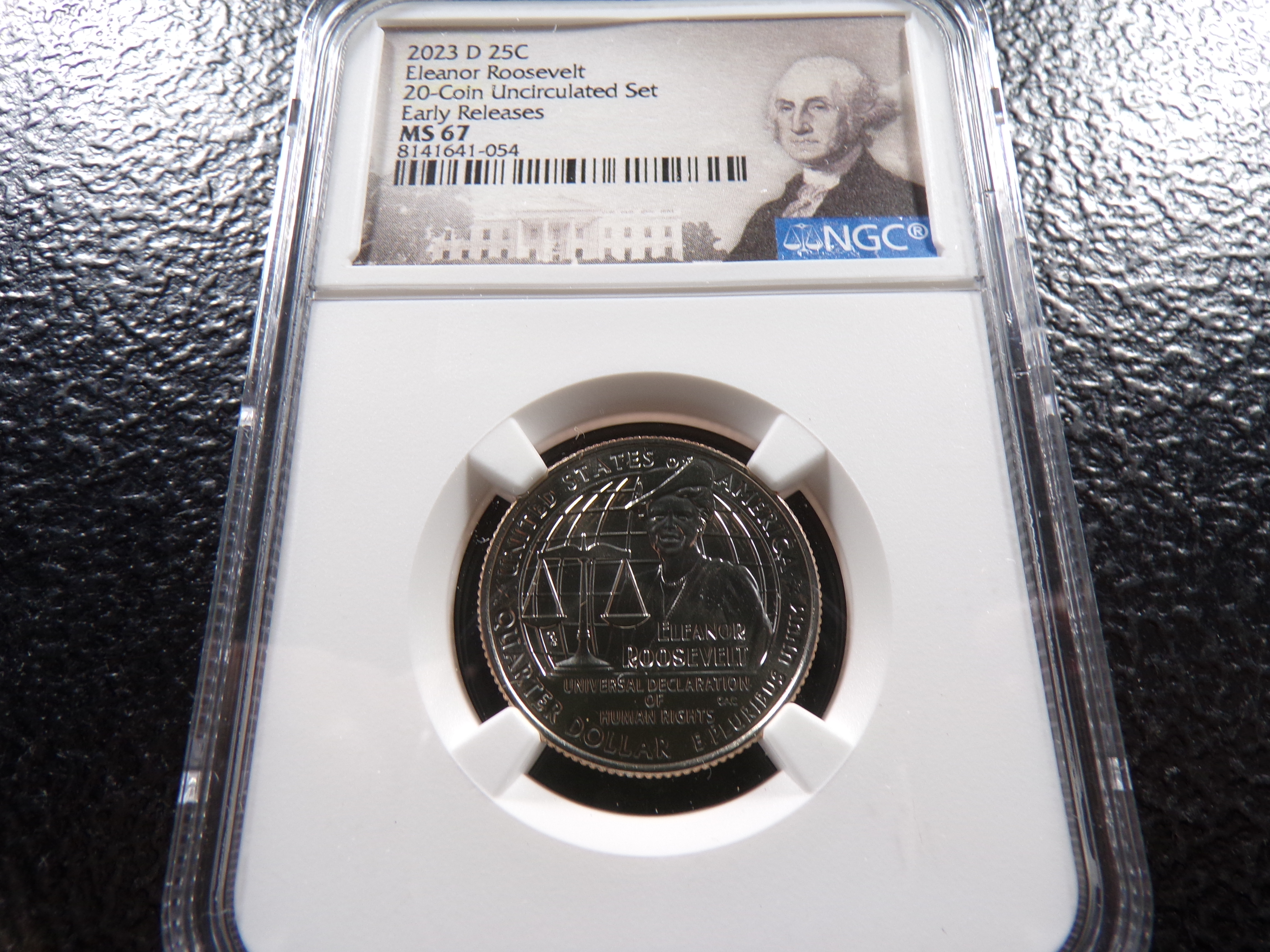 2023-D NGC MS67 ELEANOR ROOSEVELT QUARTER