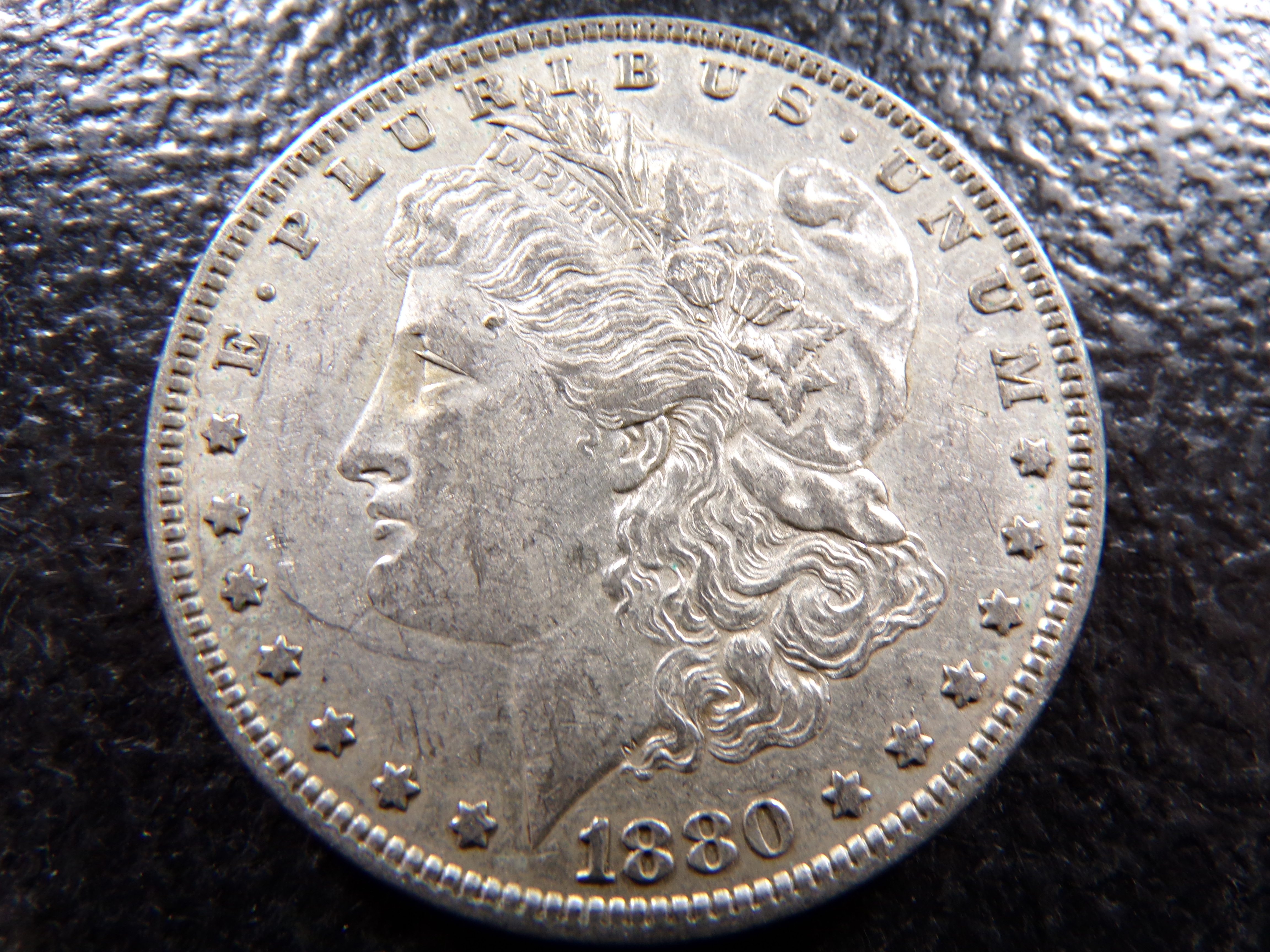 1880-O MORGAN SILVER DOLLAR