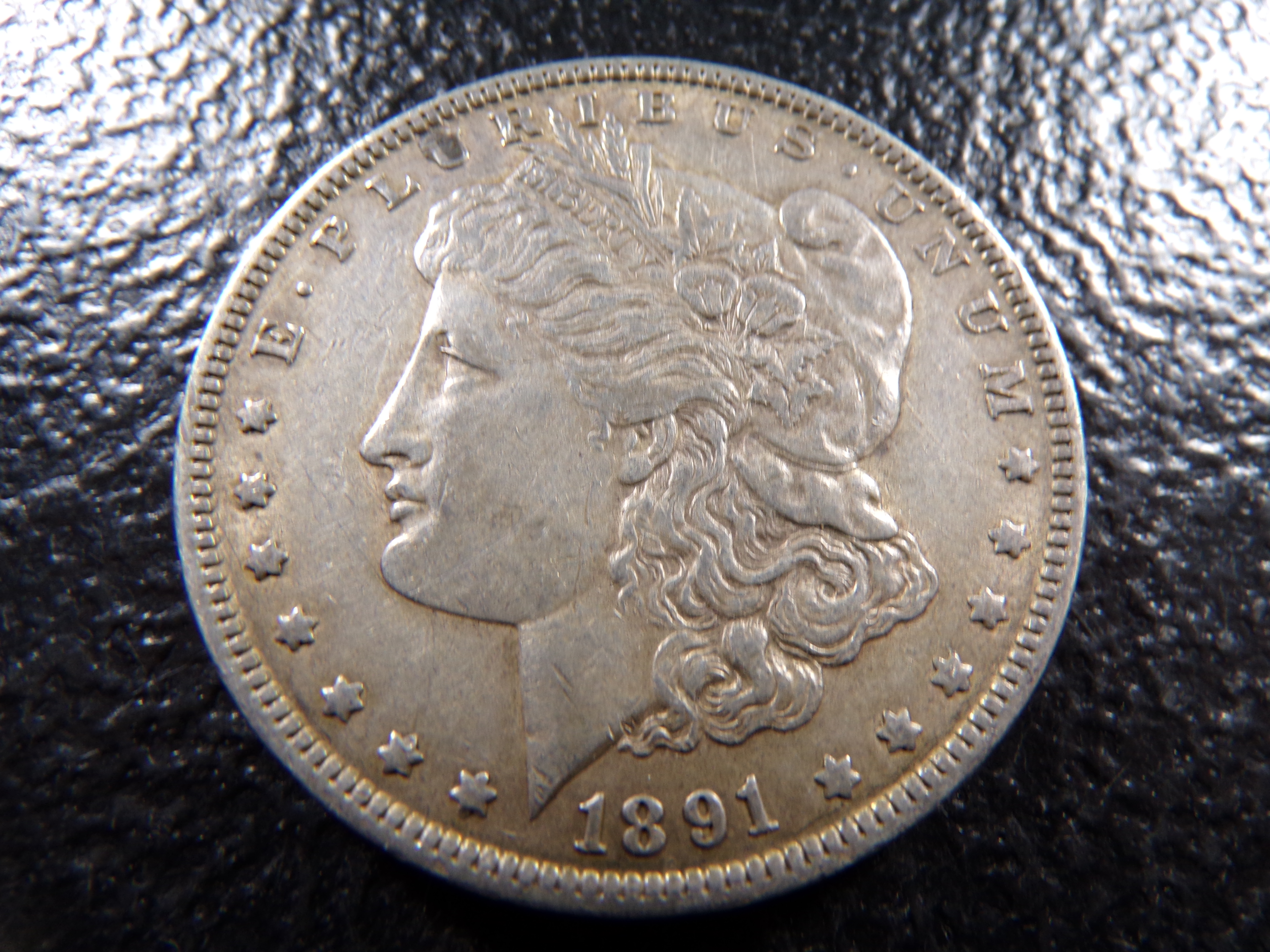 1891 MORGAN SILVER DOLLAR