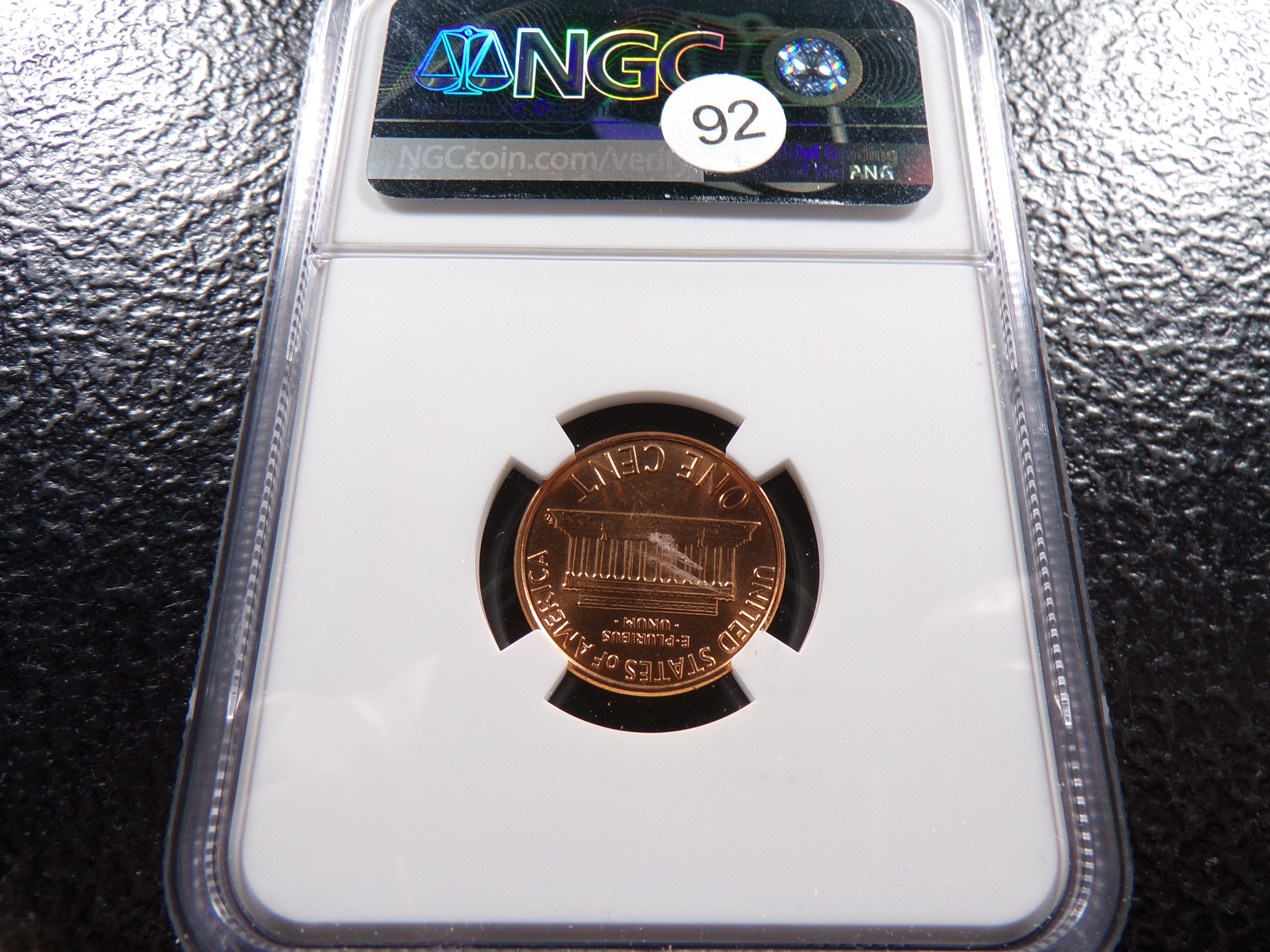 1987 NGC MS67RD LINCOLN CENT
