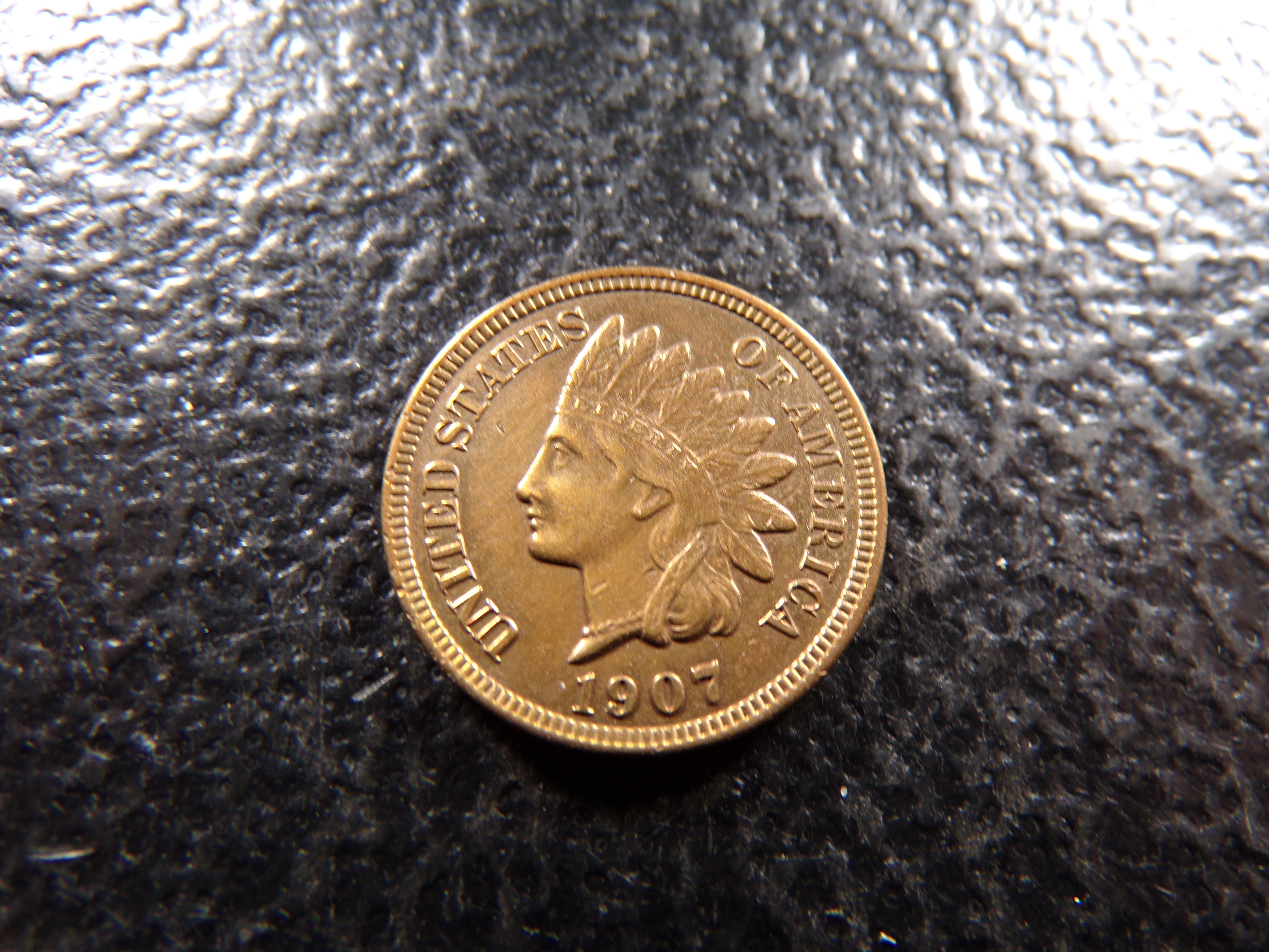 1907 HIGH GRADE INDIAN HEAD CENT