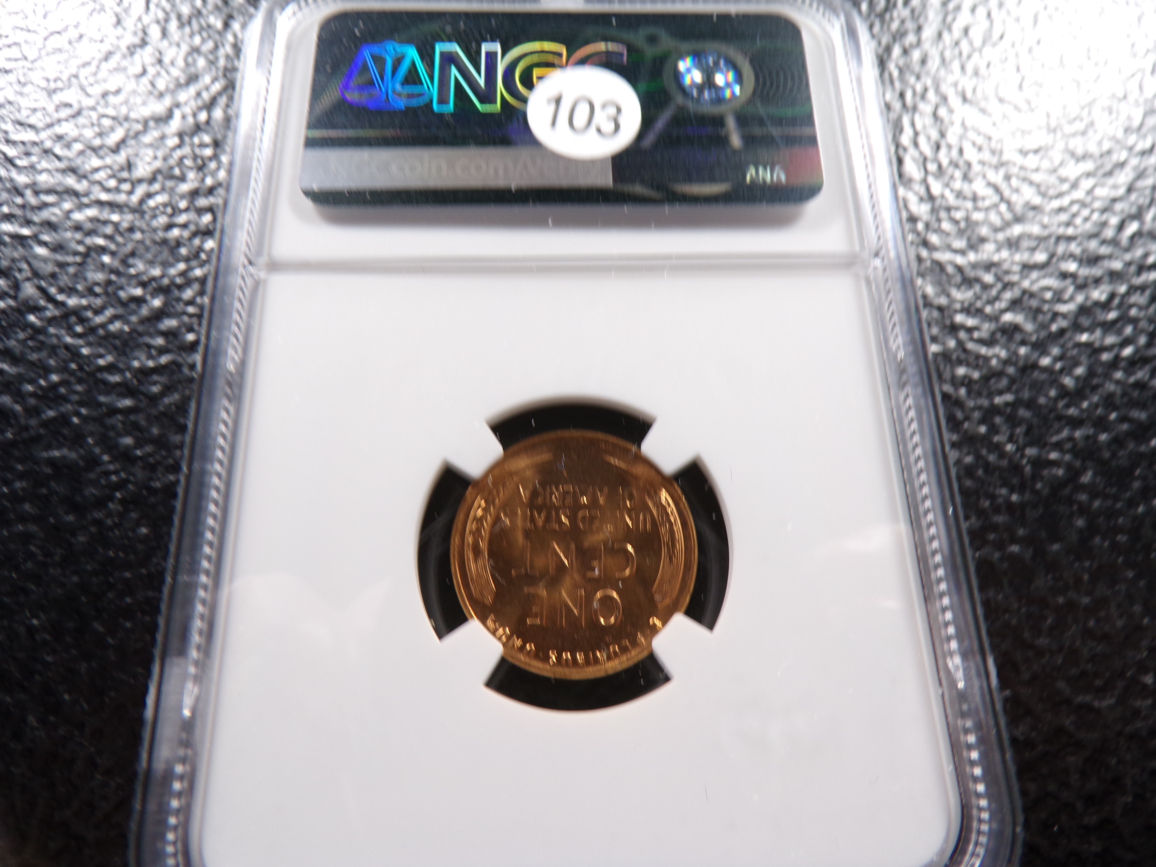 1955-D NGC MS66RD LINCOLN WHEAT CENT