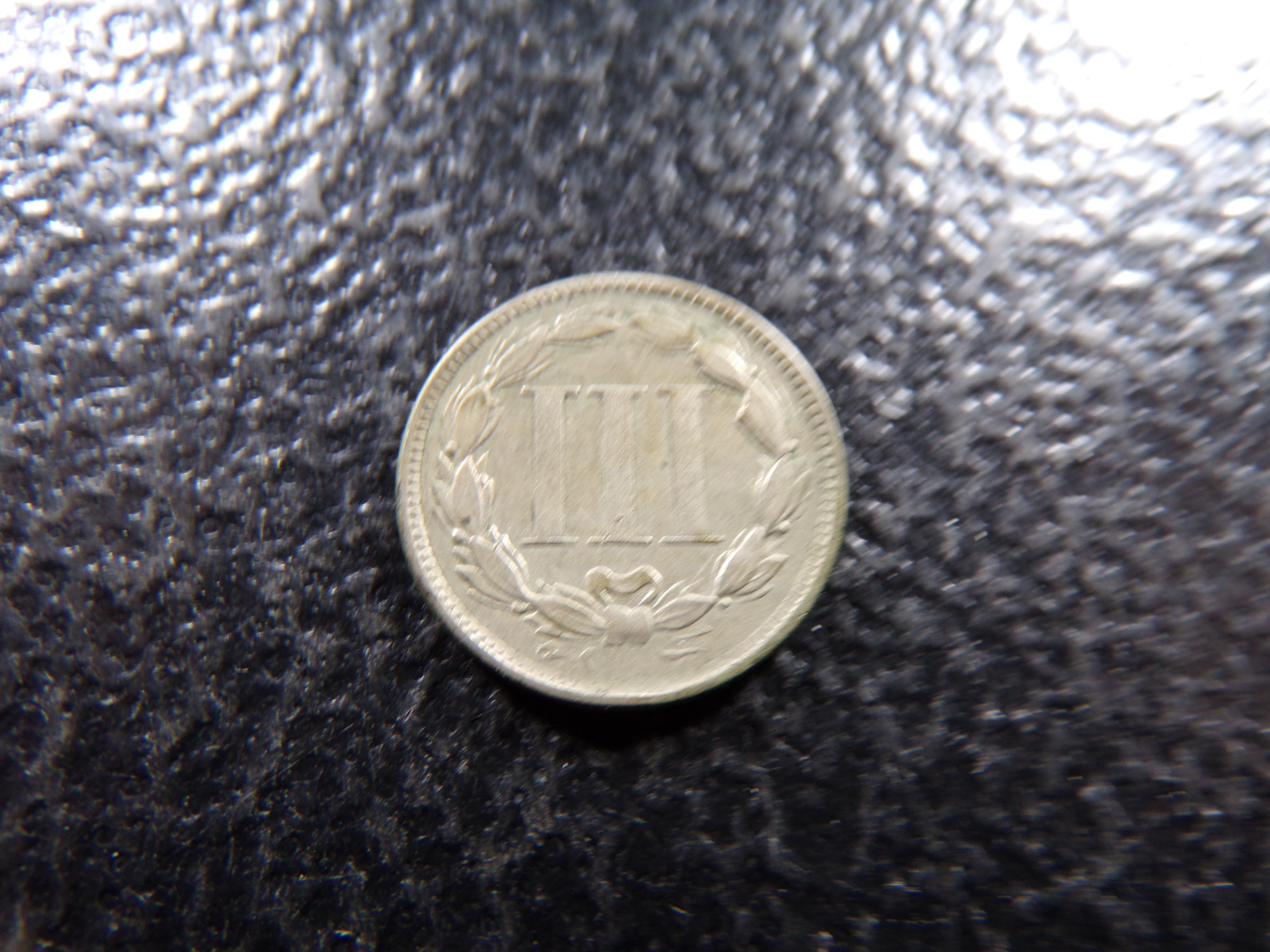 1867 THREE CENT NICKEL