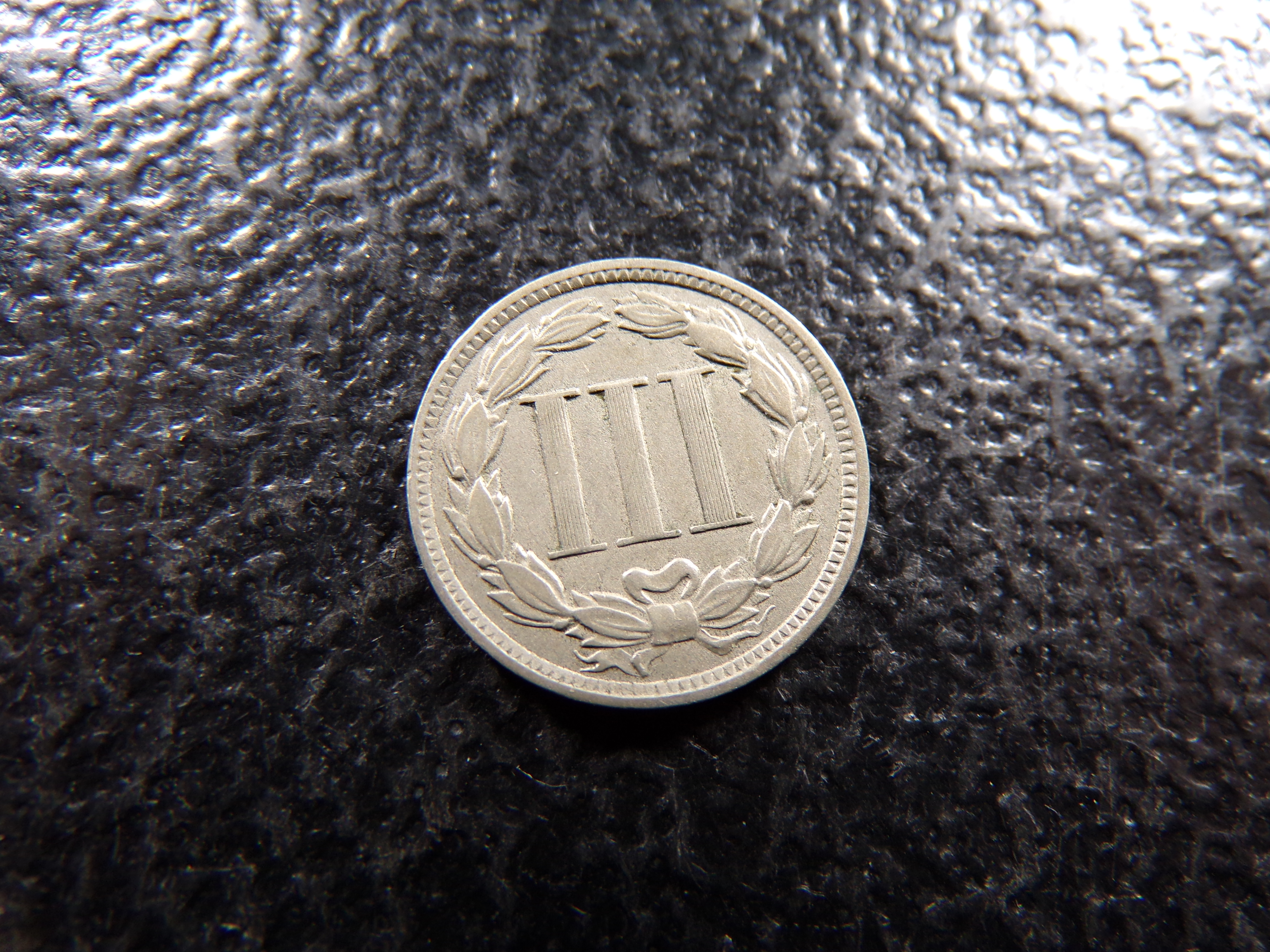 1869 THREE CENT NICKEL