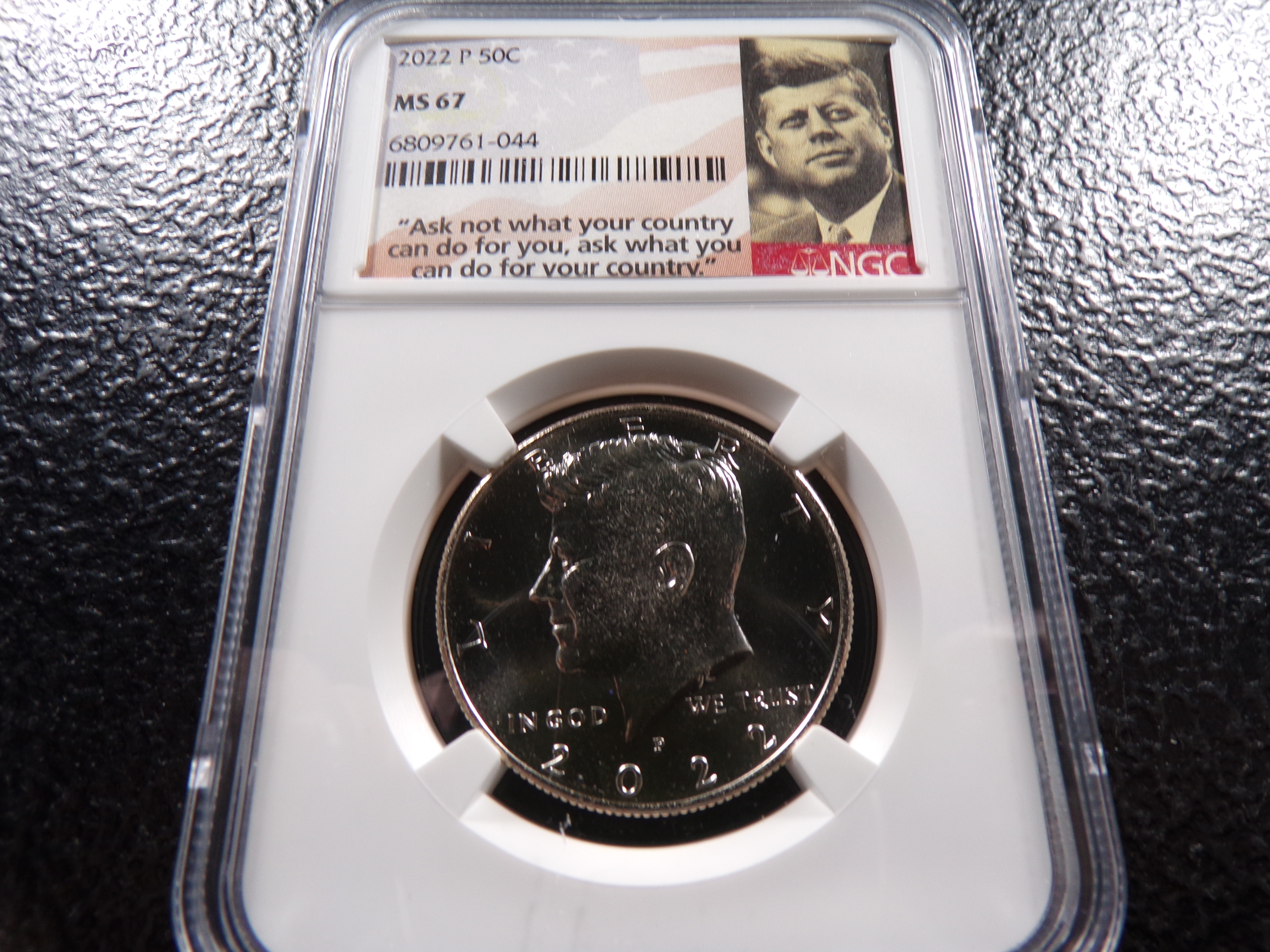 2022-P NGC MS67 KENNEDY HALF DOLLAR