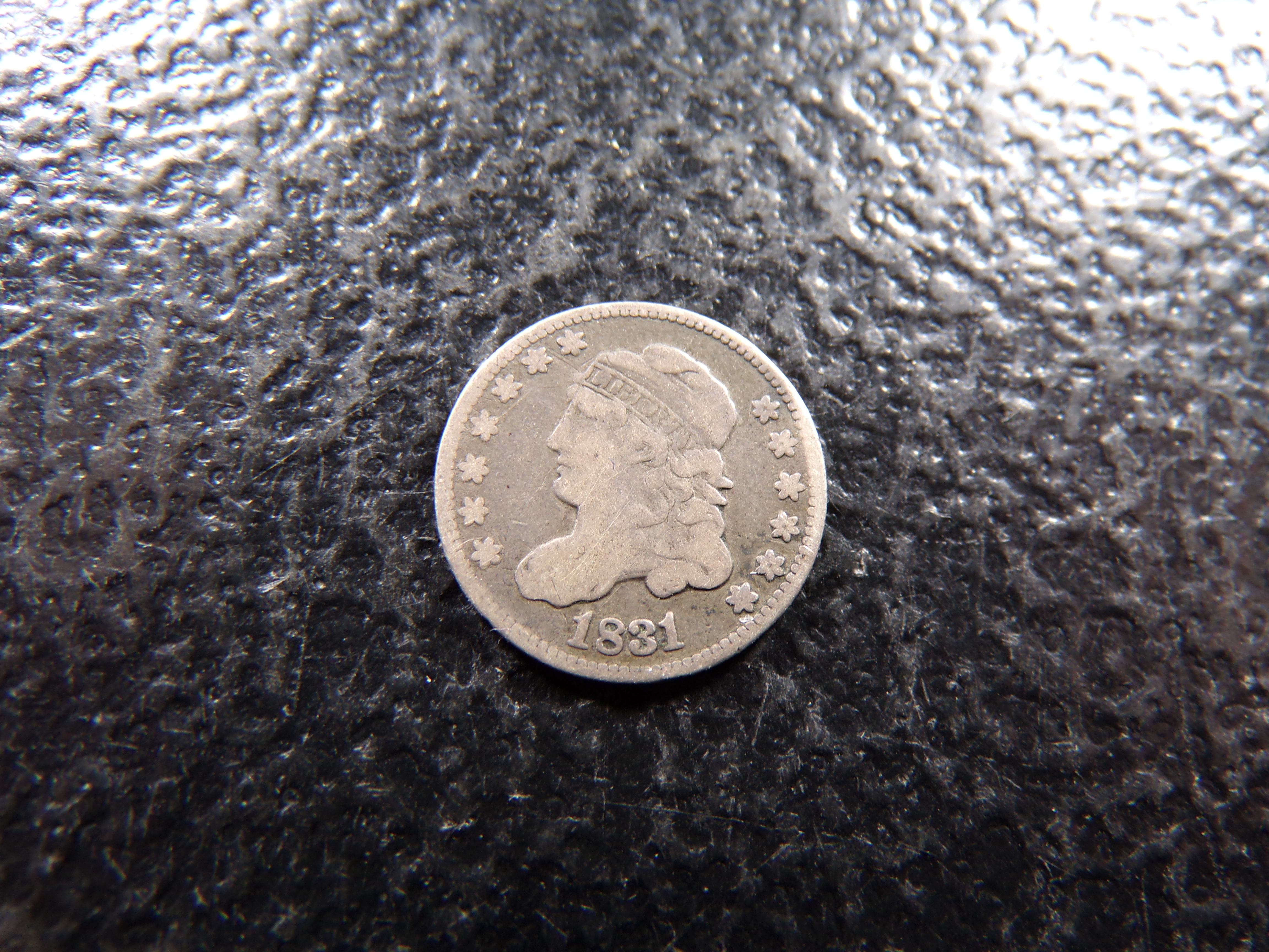 1831 CAPPED BUST SILVER HALF DIME