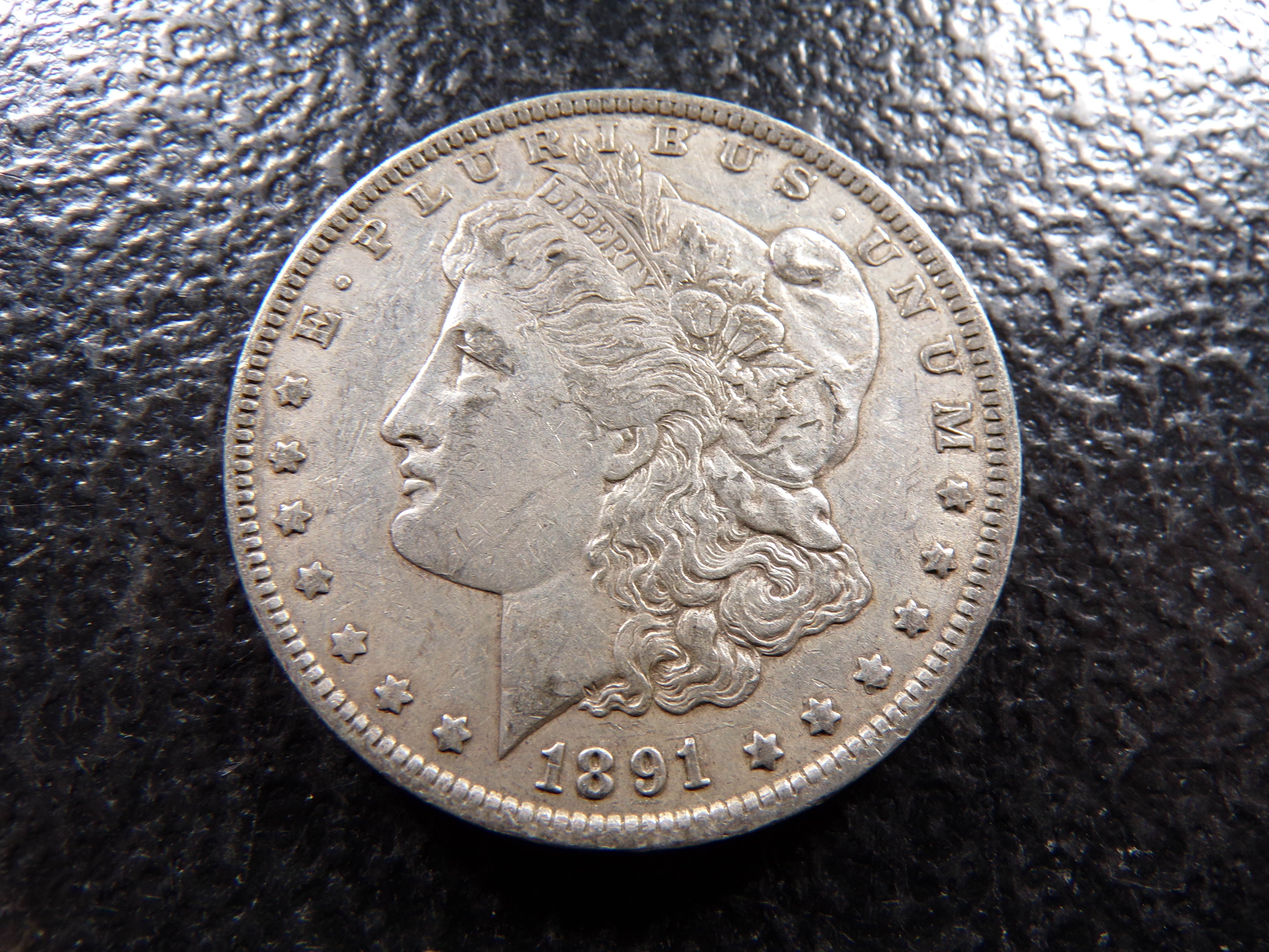 1891 MORGAN SILVER DOLLAR