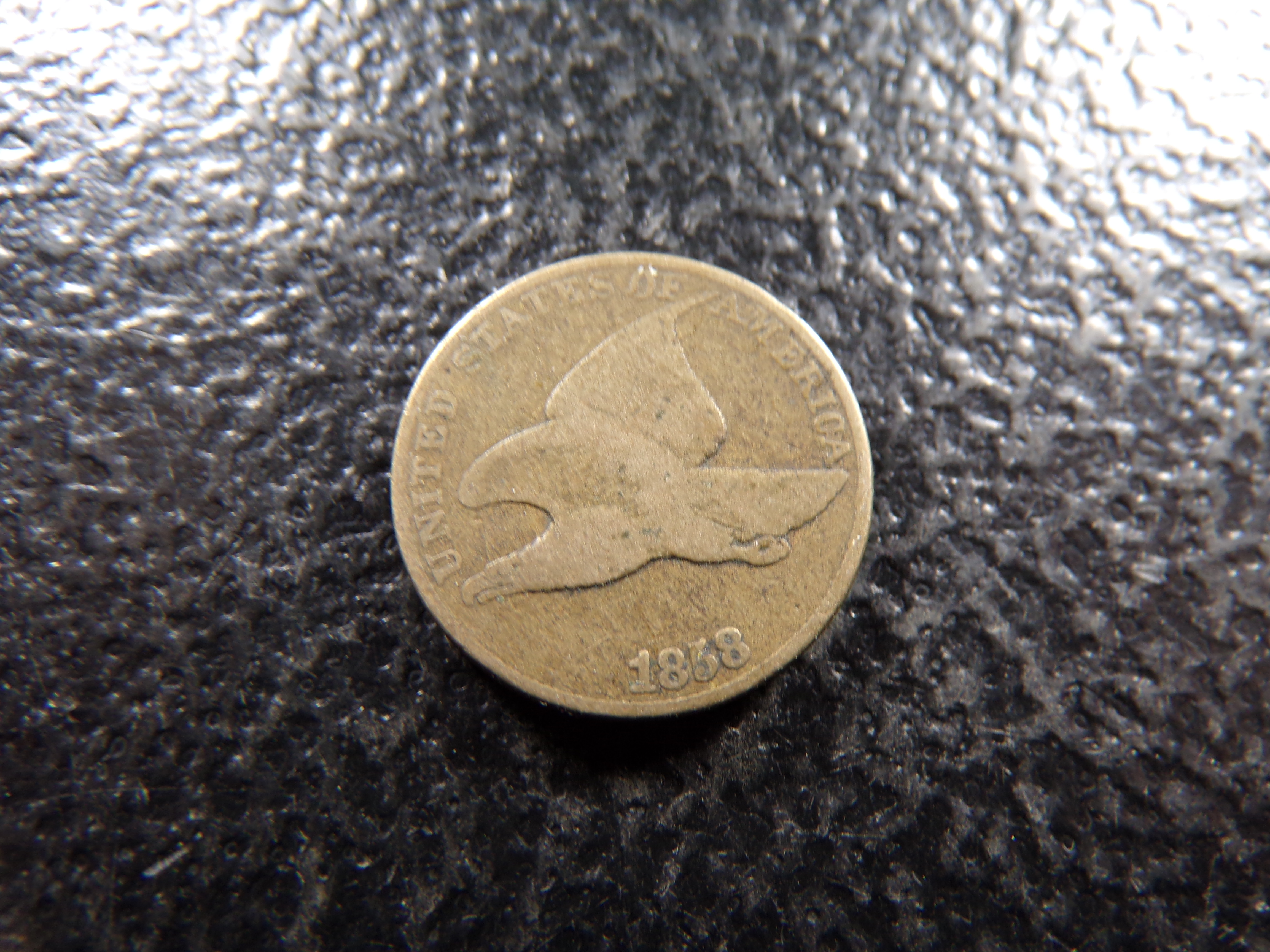 1858 FLYING EAGLE CENT