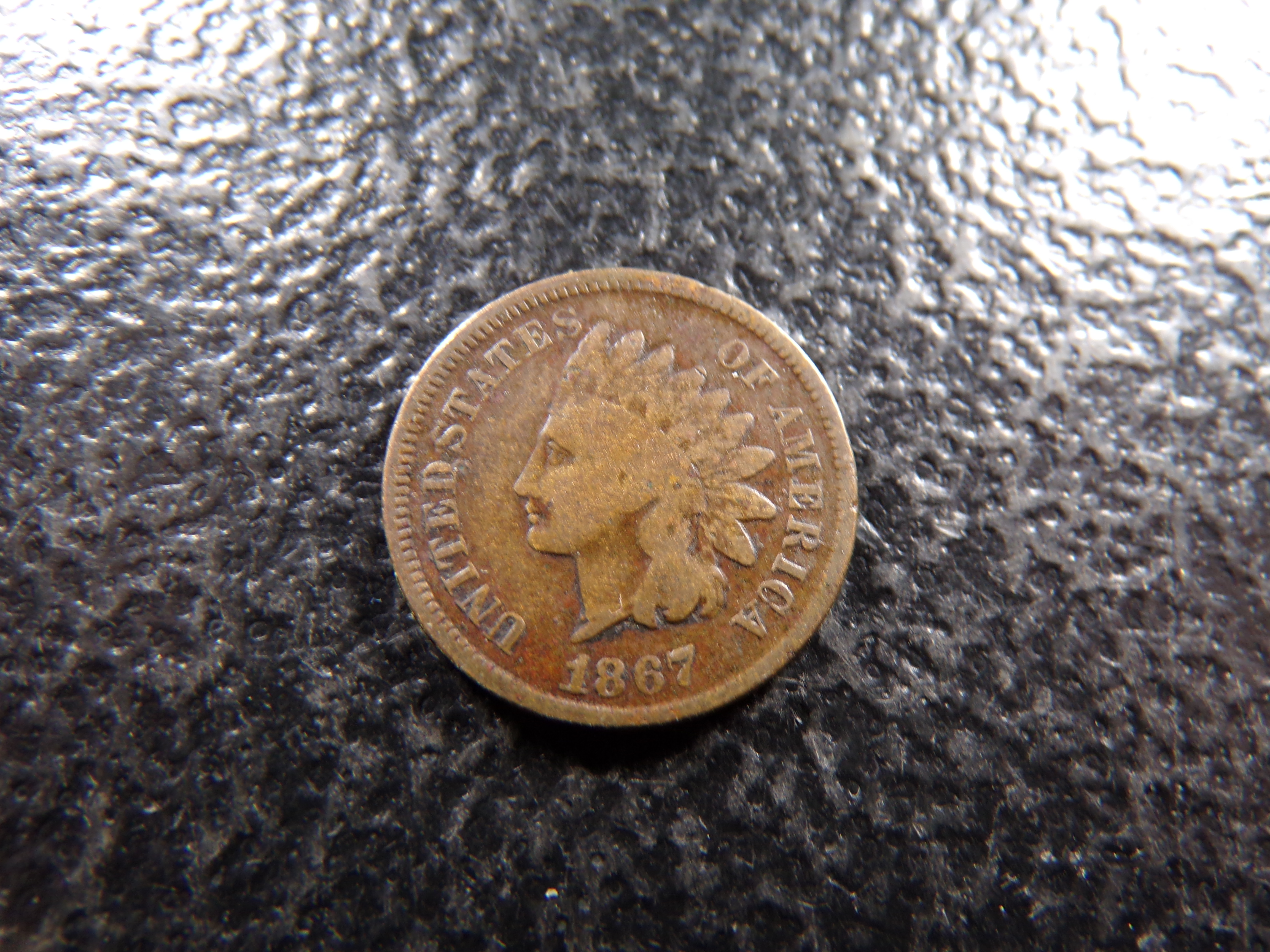 1867 INDIAN HEAD CENT
