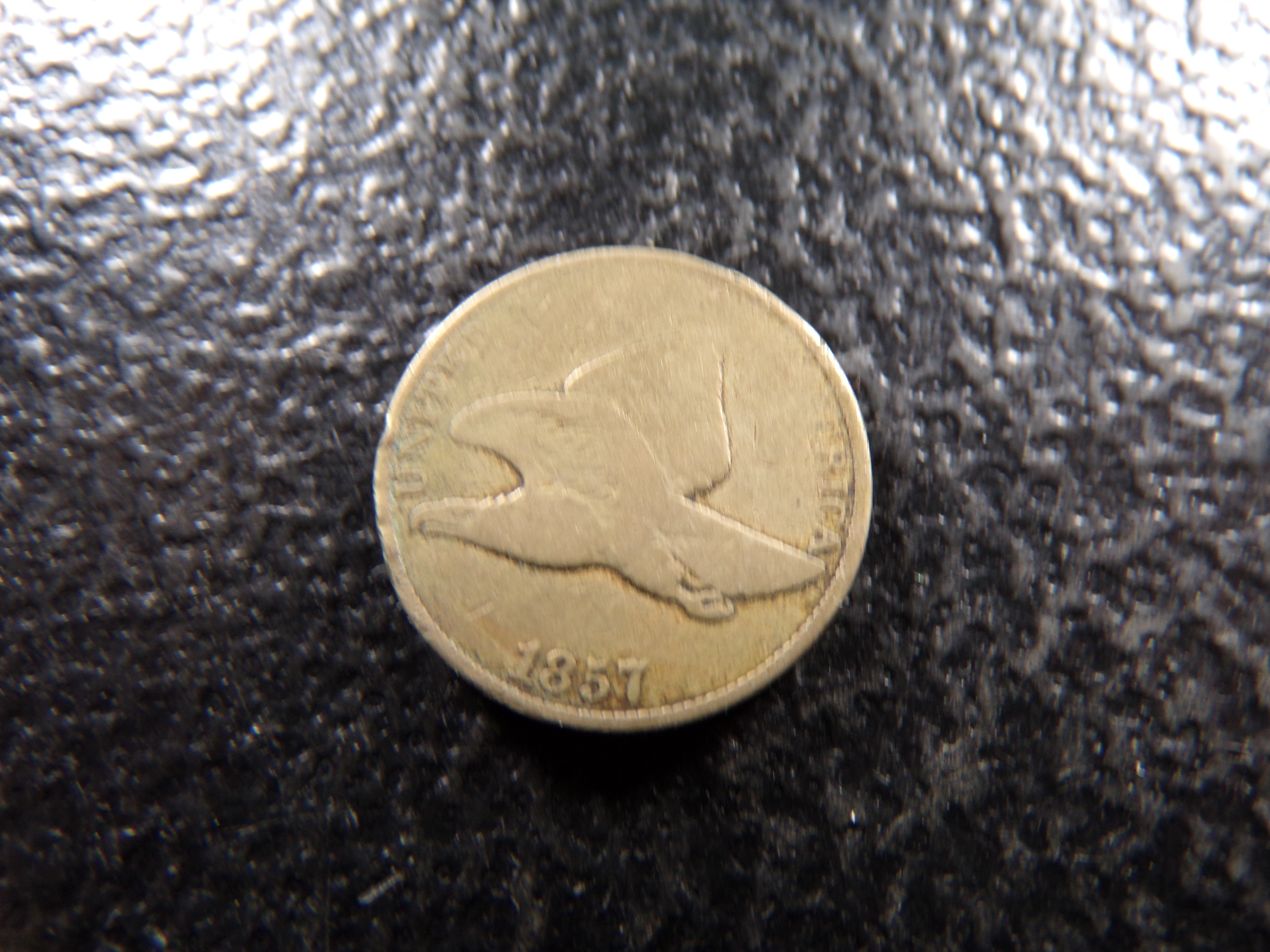 1857 FLYING EAGLE CENT