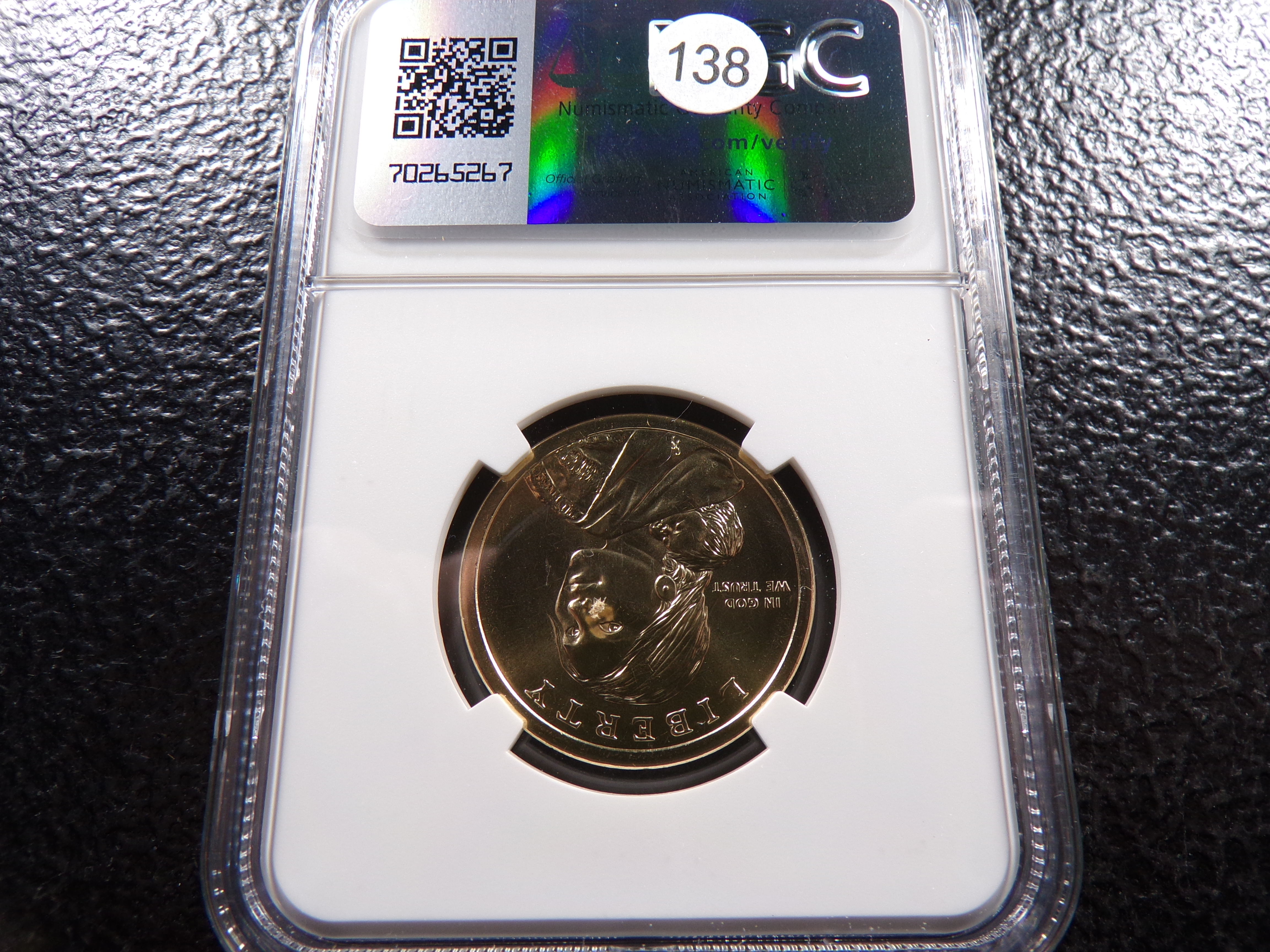 2021-P NGC MS67 MILITARY SERVICE SACAGAWEA DOLLAR