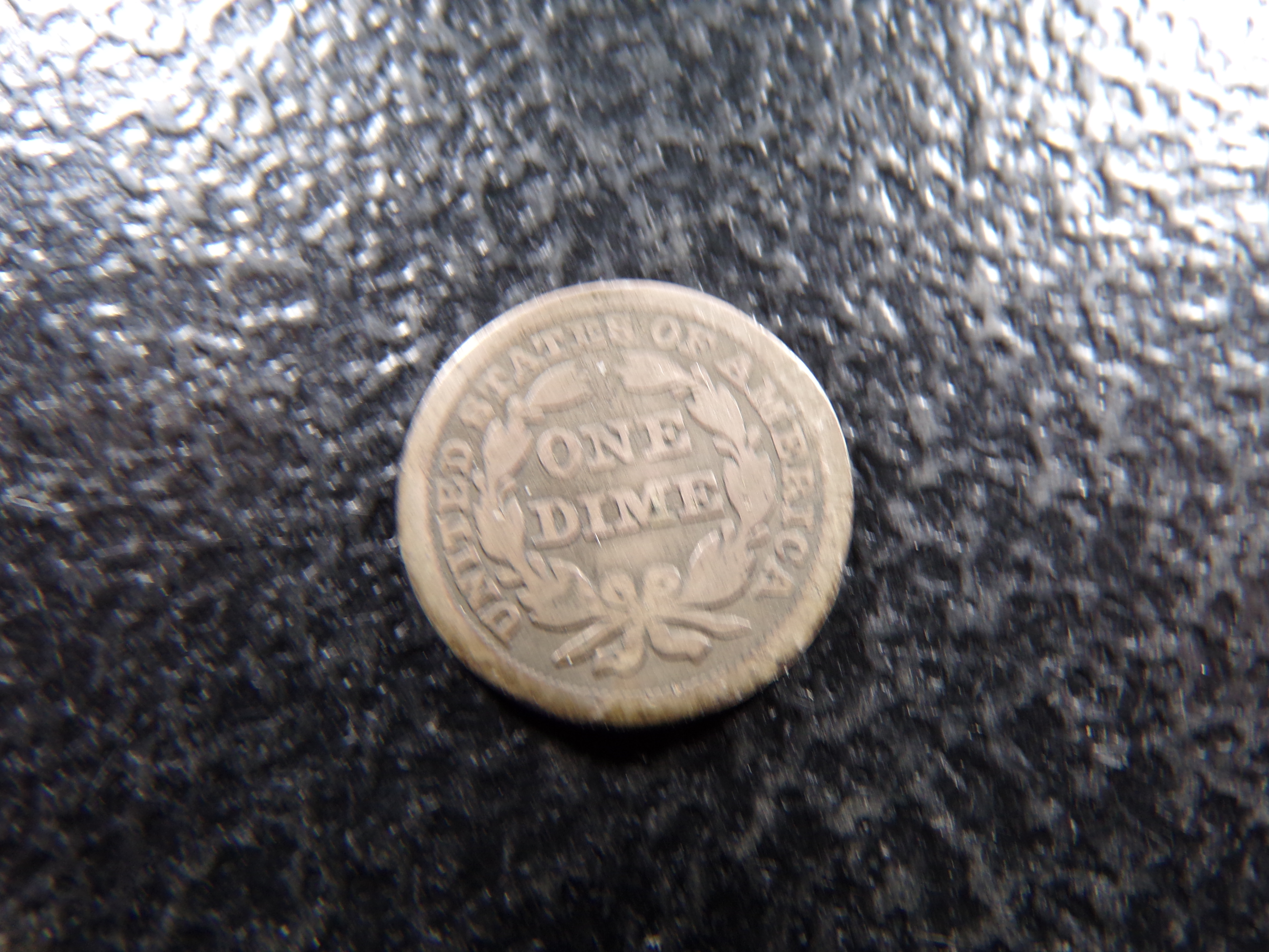 1856 LARGE DATE SEATED LIBERTY SILVER DIME