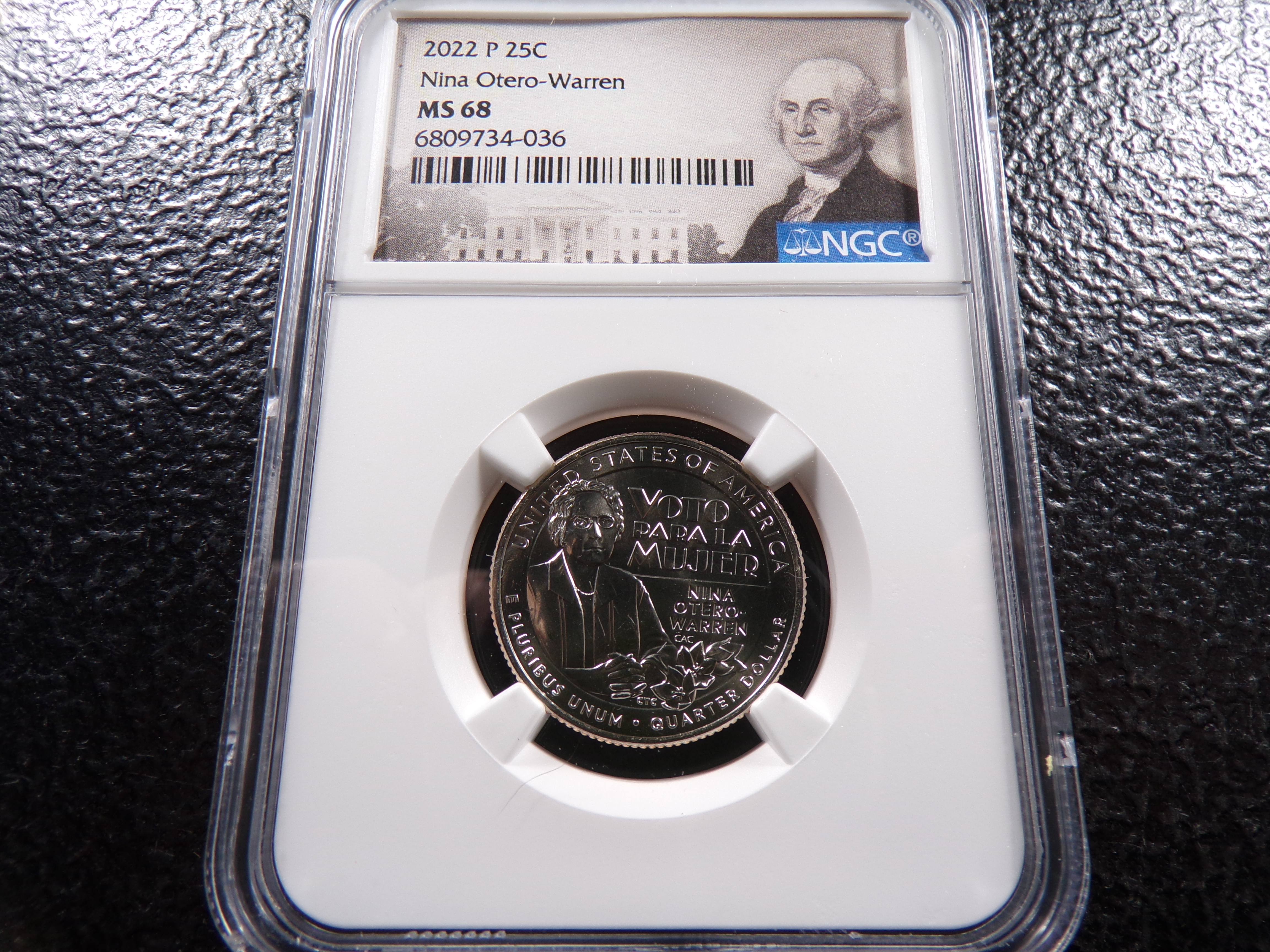 2022-P NGC MS68 NINA OTERO-WARREN QUARTER