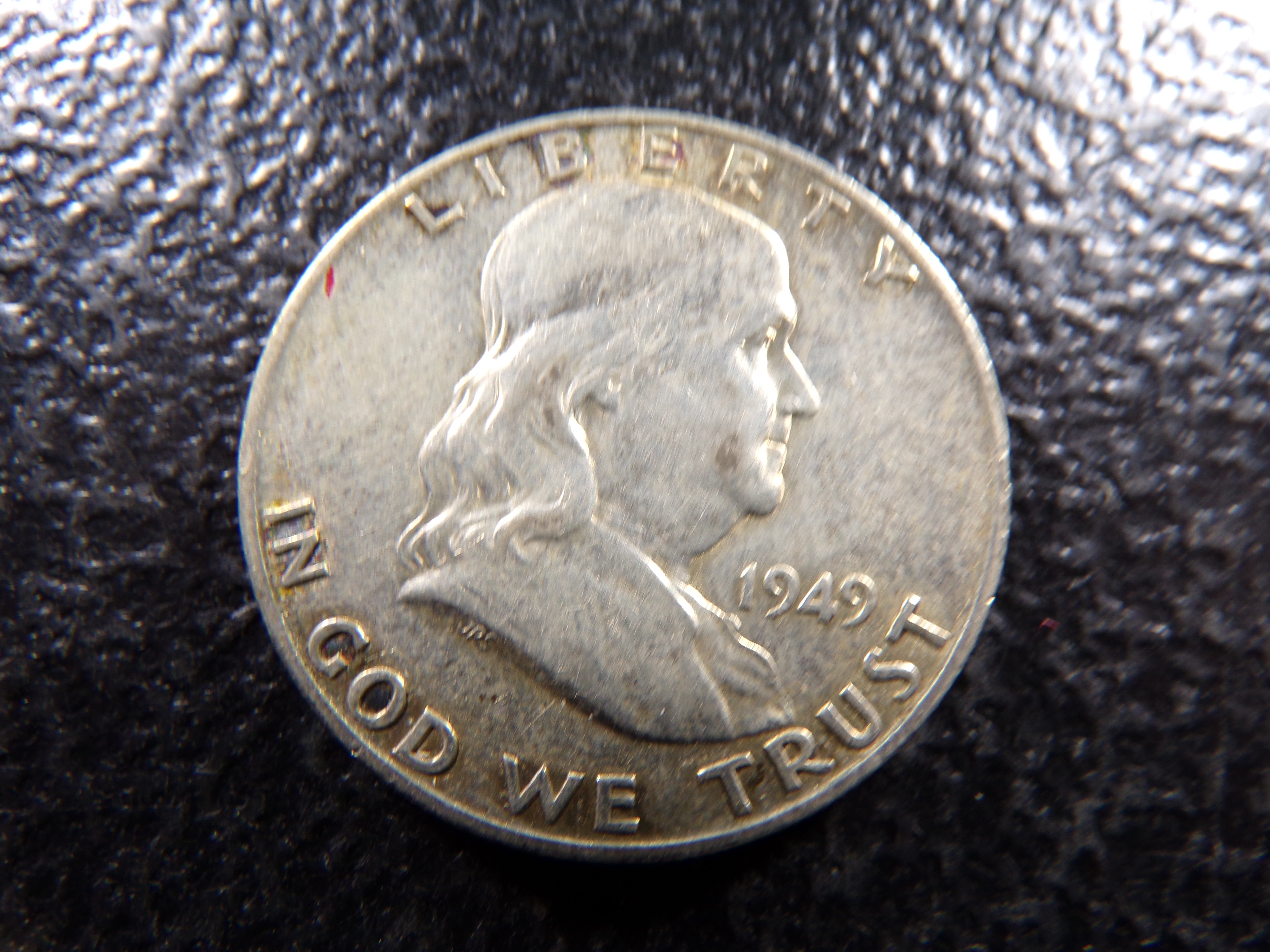 1949-D FRANKLIN SILVER HALF DOLLAR