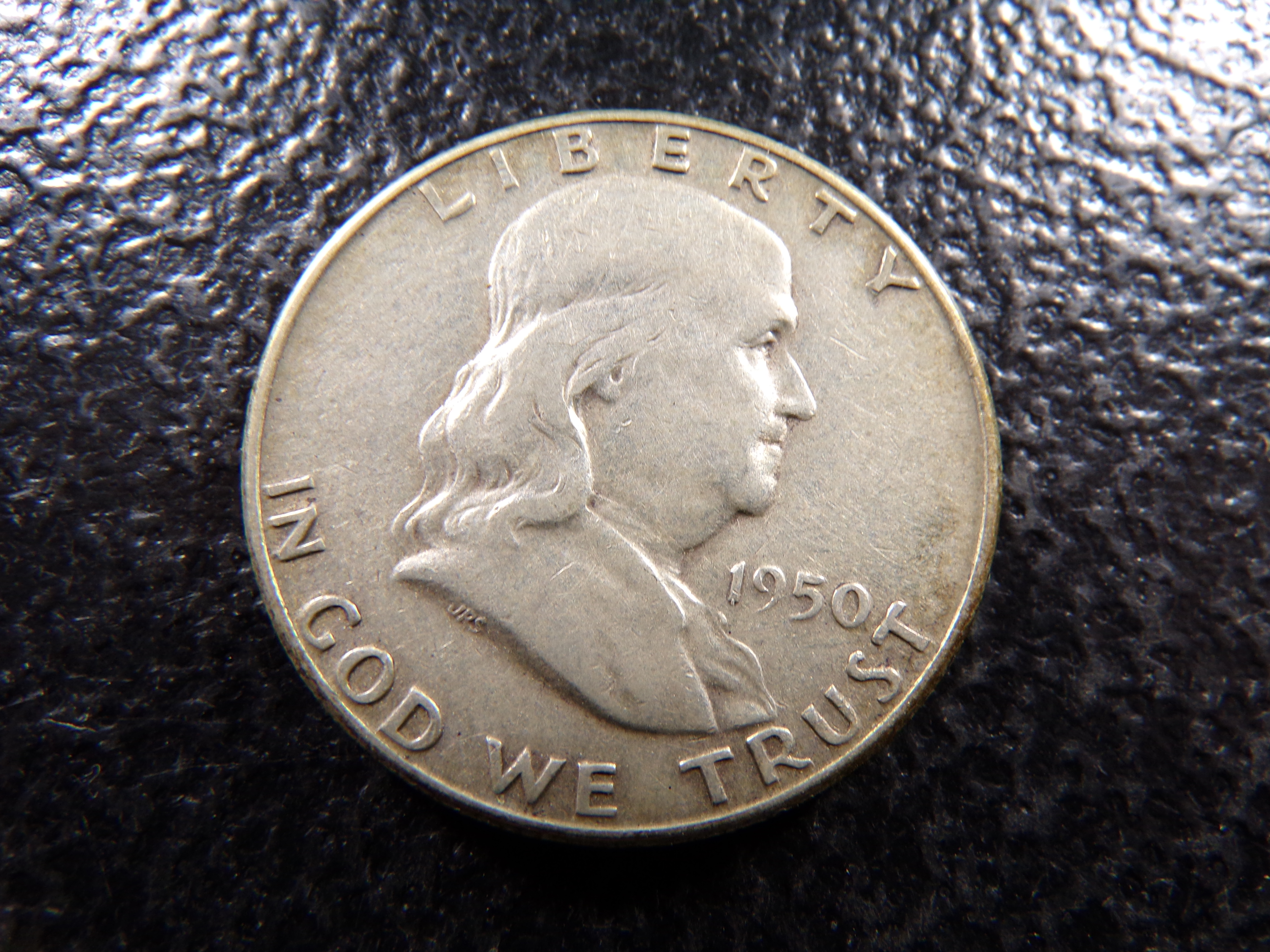 1950 FRANKLIN SILVER HALF DOLLAR
