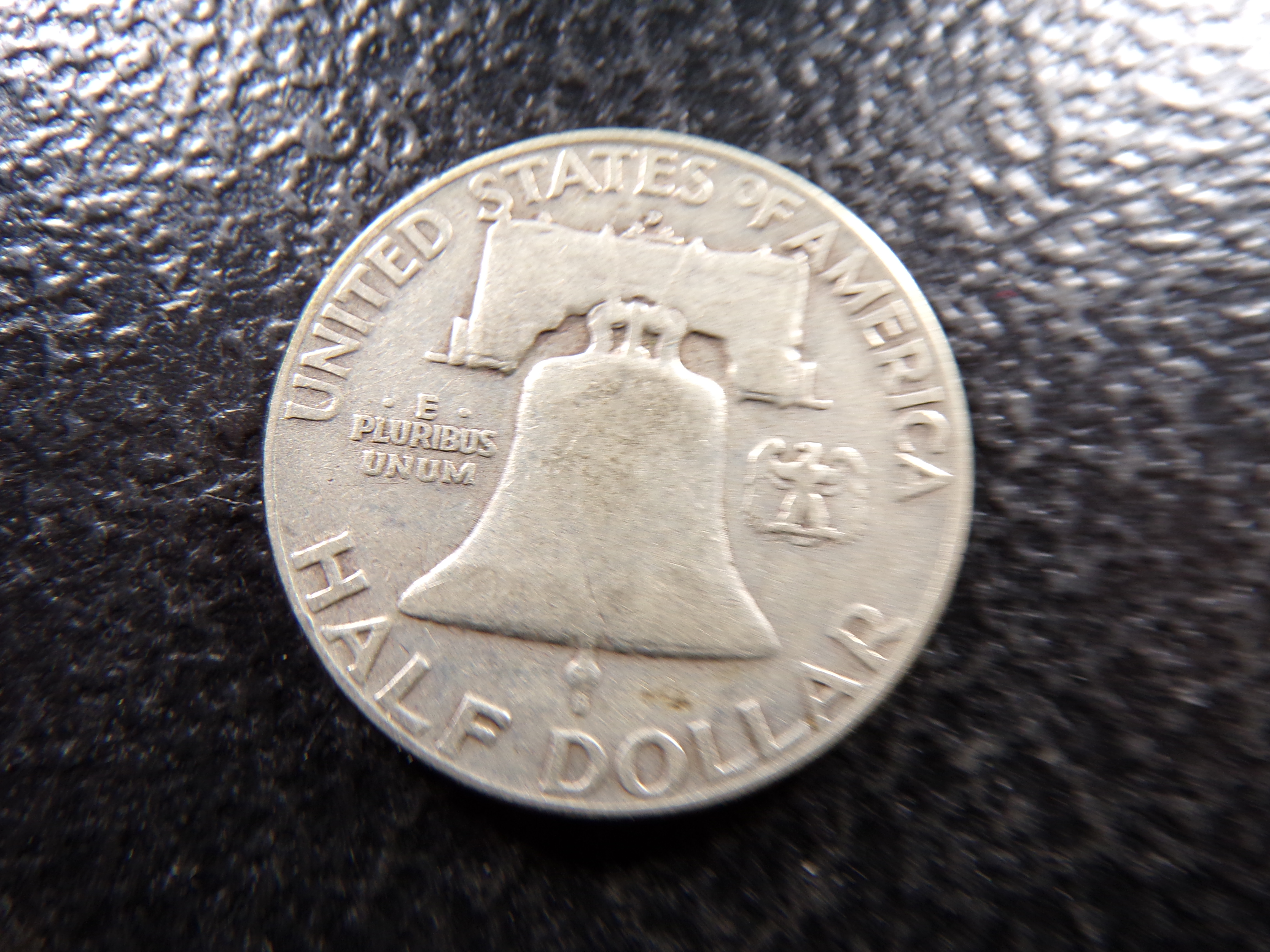 1950-D FRANKLIN SILVER HALF DOLLAR