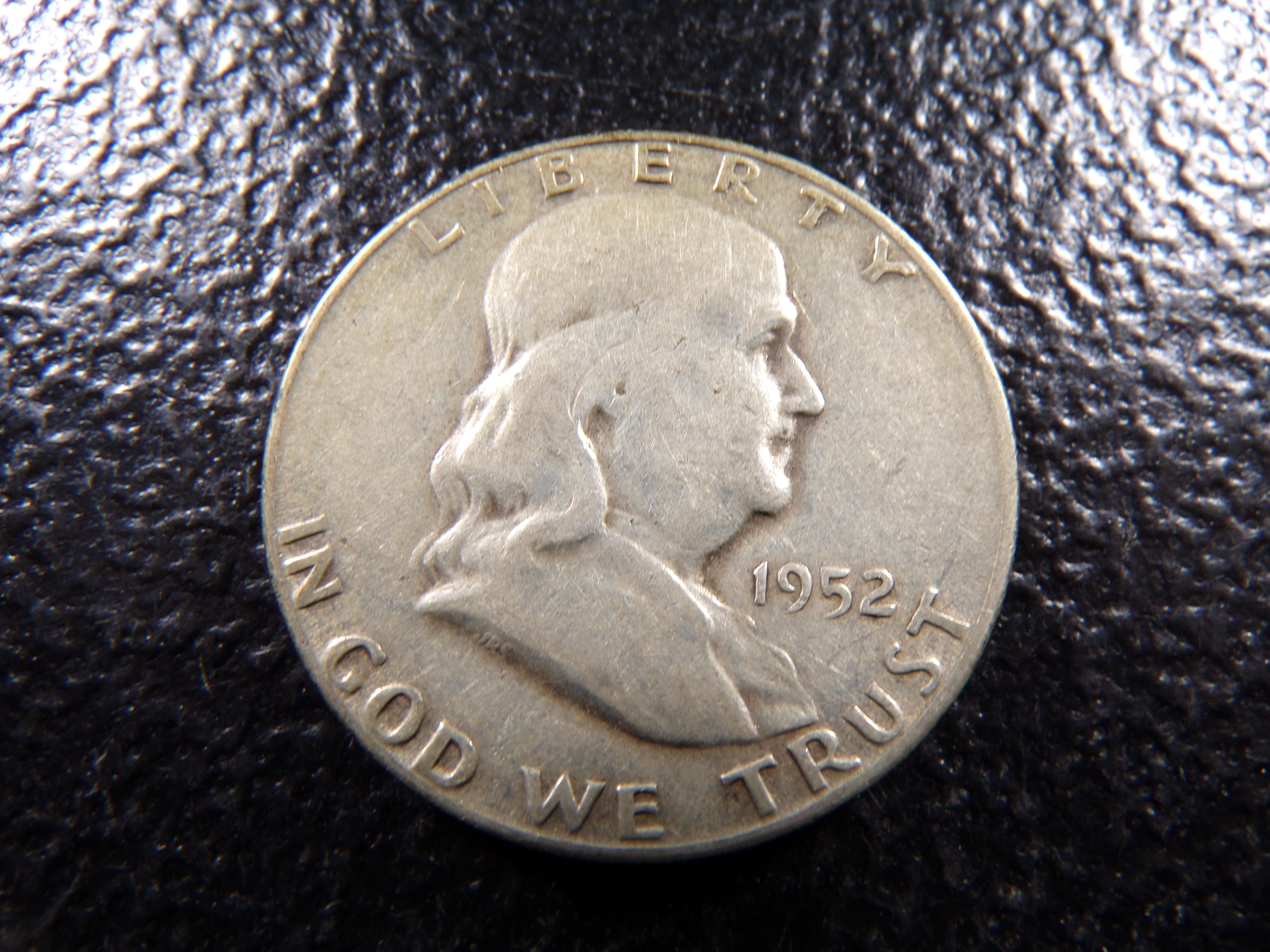 1952-S FRANKLIN SILVER HALF DOLLAR