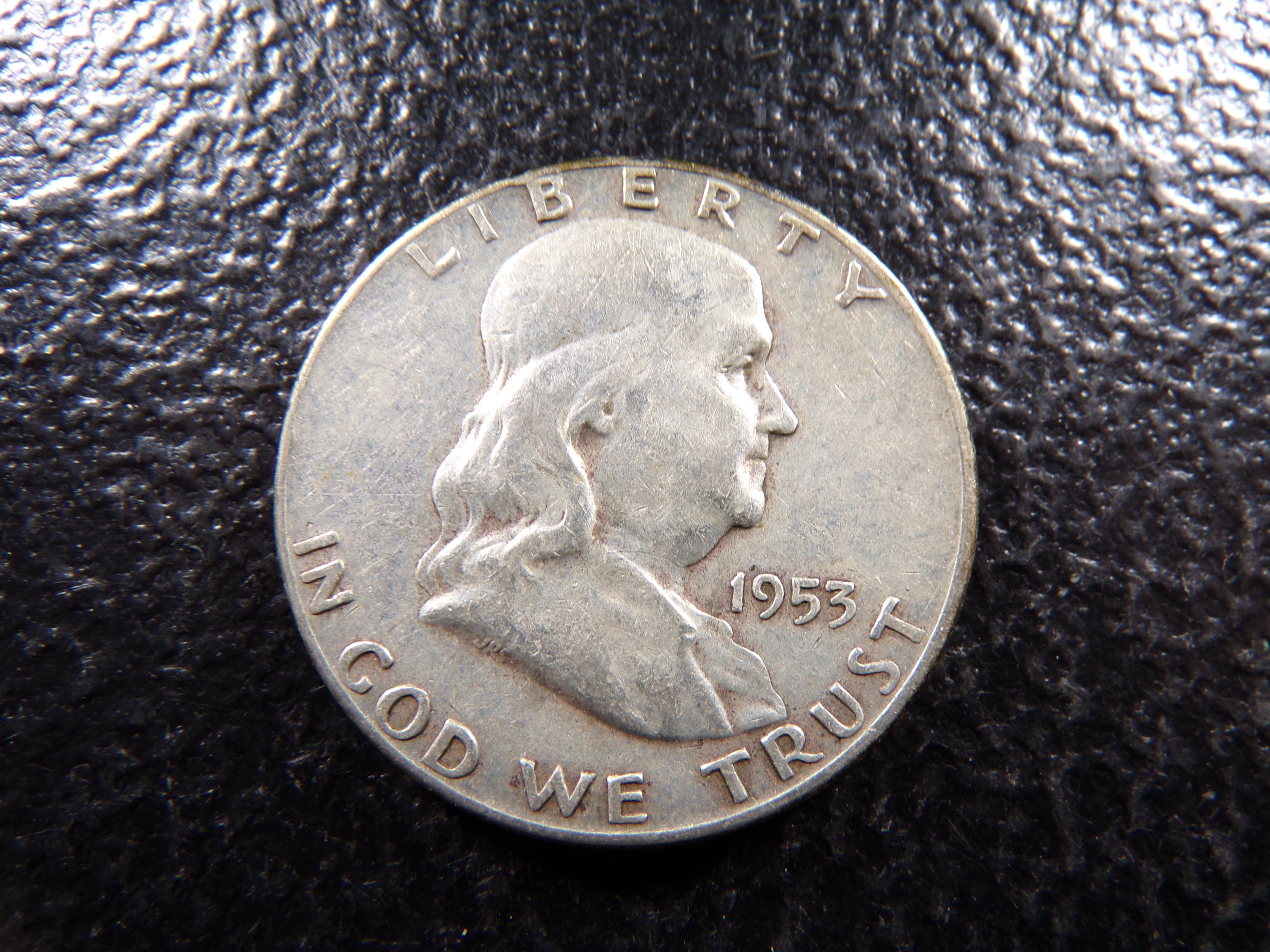 1953-D FRANKLIN SILVER HALF DOLLAR