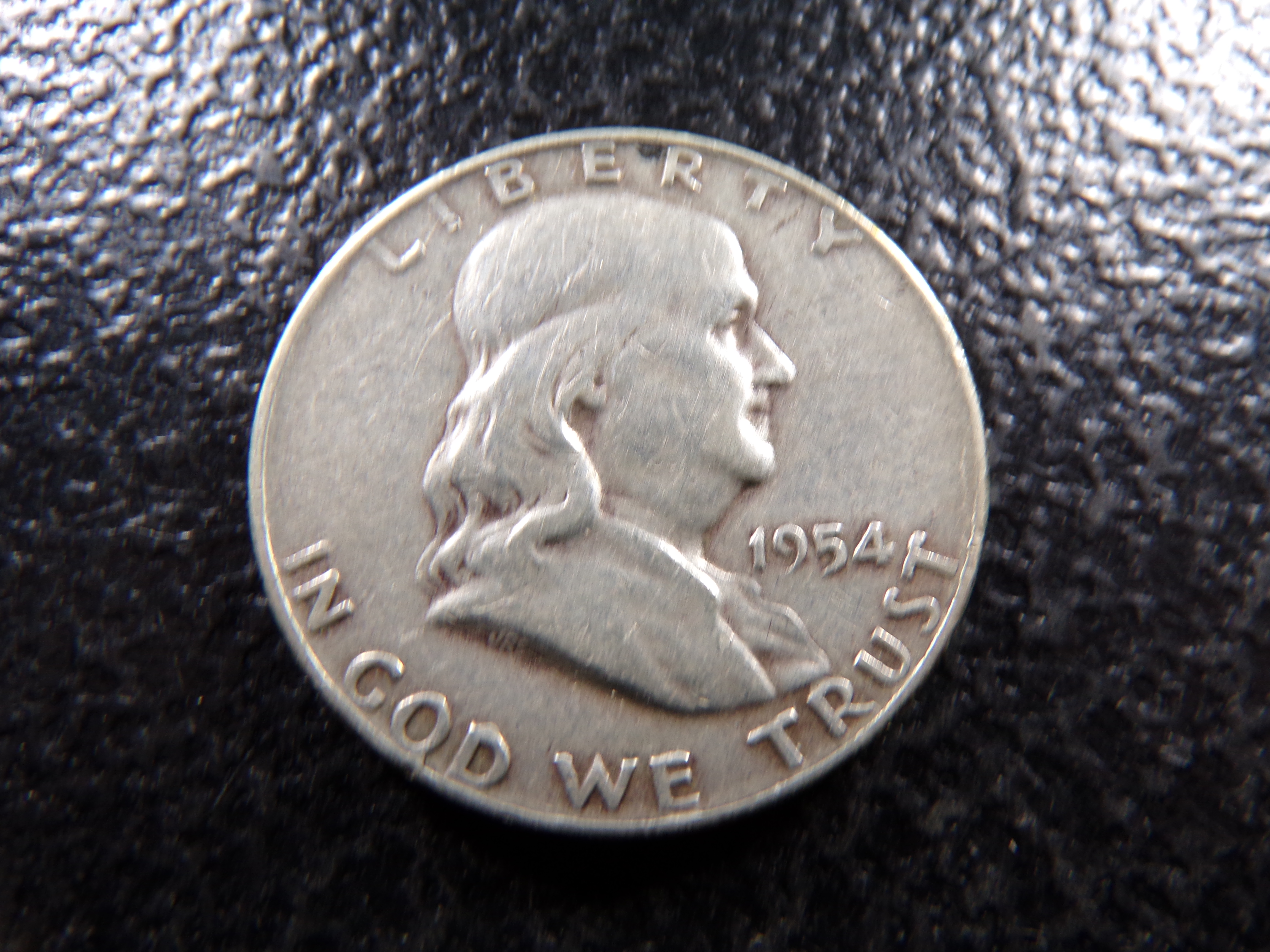 1954-D FRANKLIN SILVER HALF DOLLAR