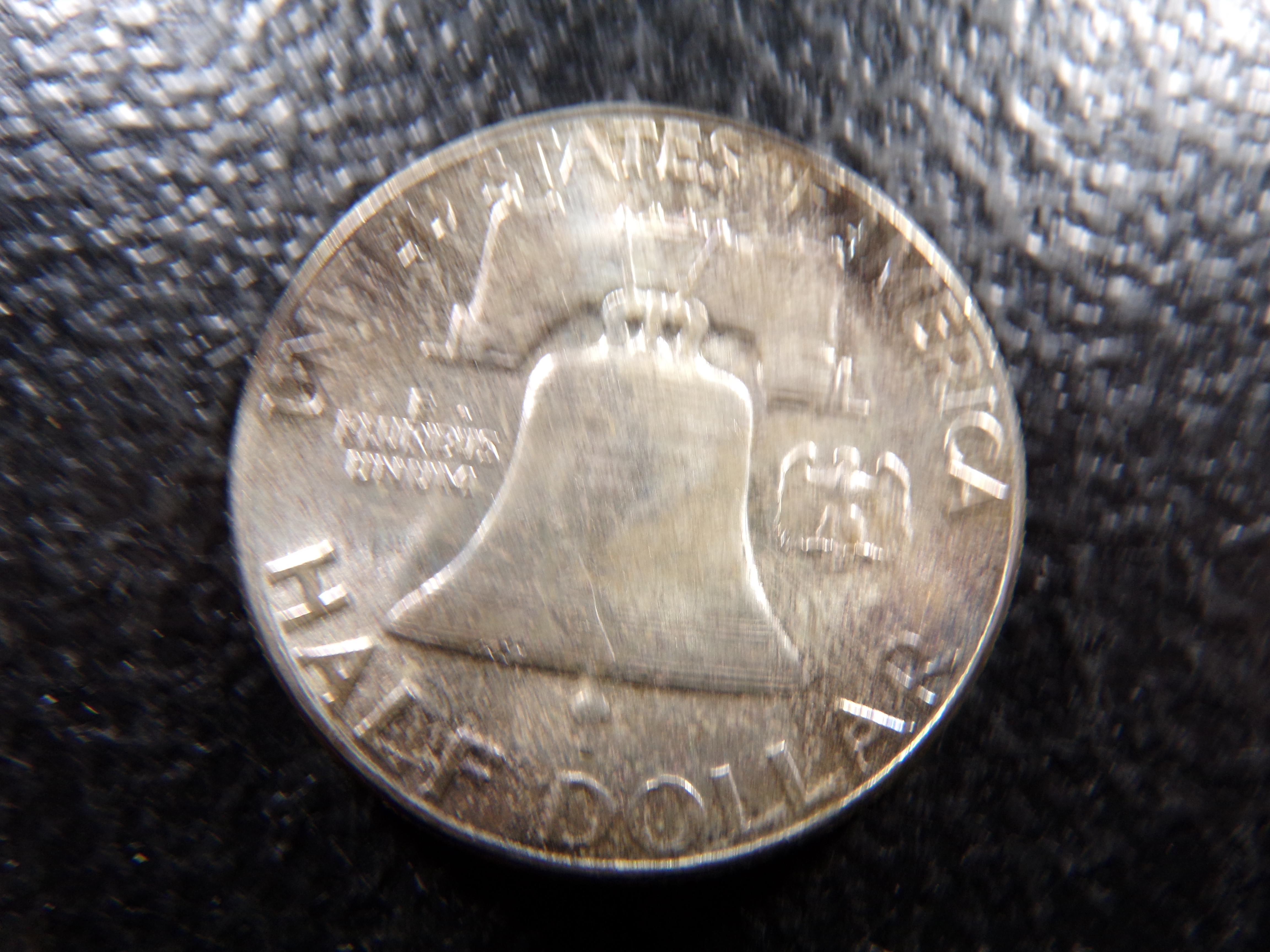 1955 FRANKLIN SILVER HALF DOLLAR