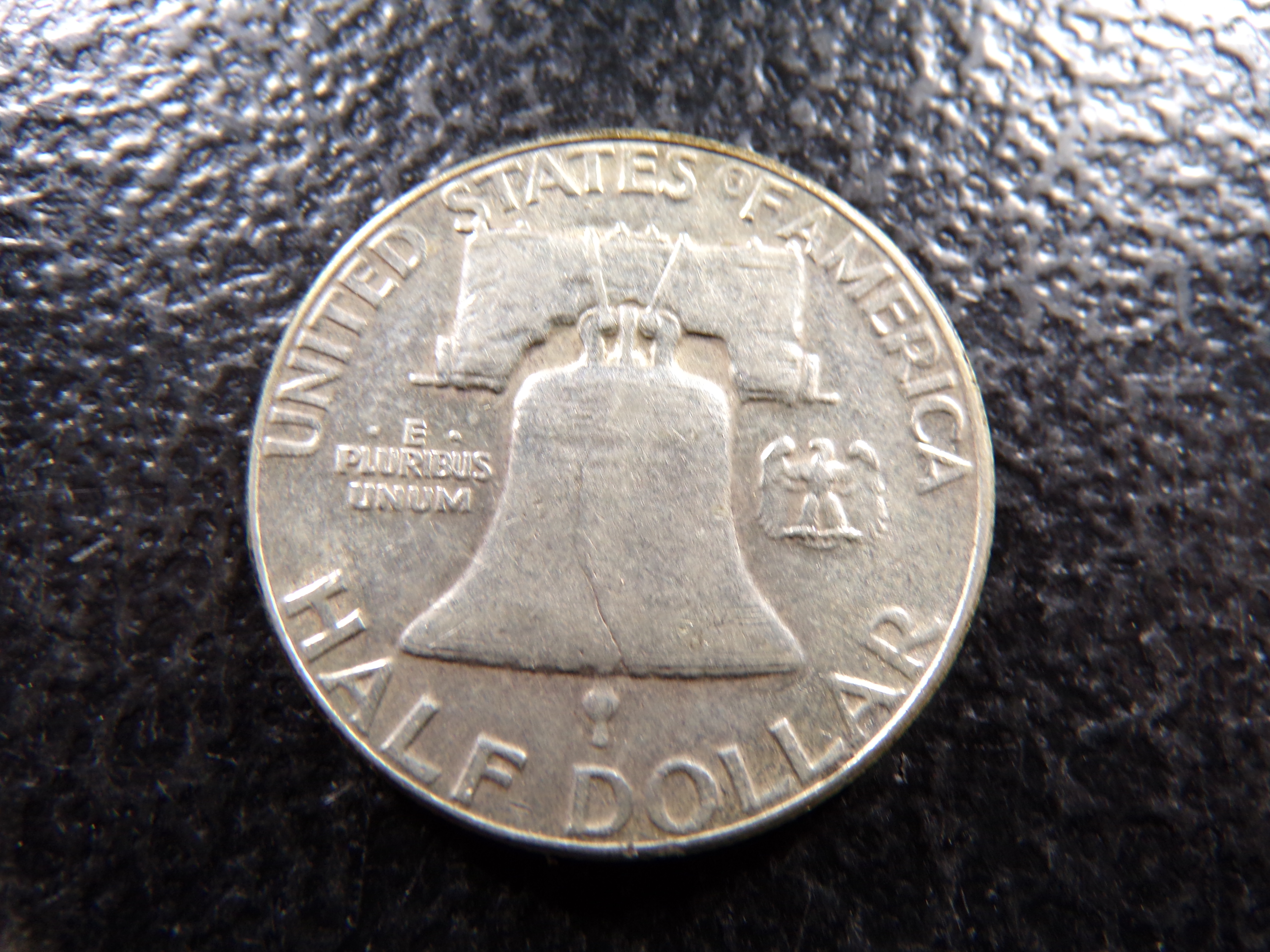 1957 FRANKLIN SILVER HALF DOLLAR