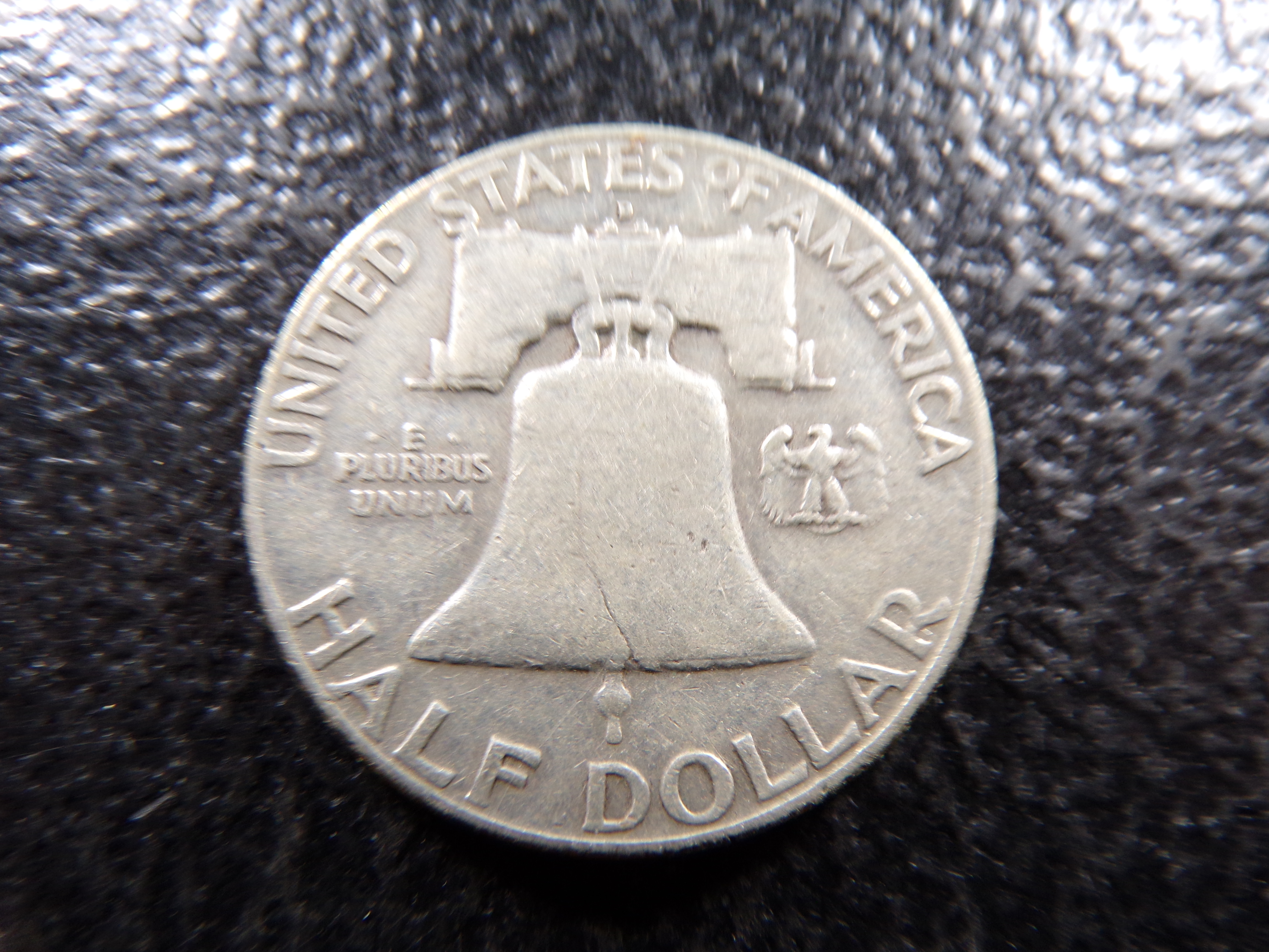 1958-D FRANKLIN SILVER HALF DOLLAR